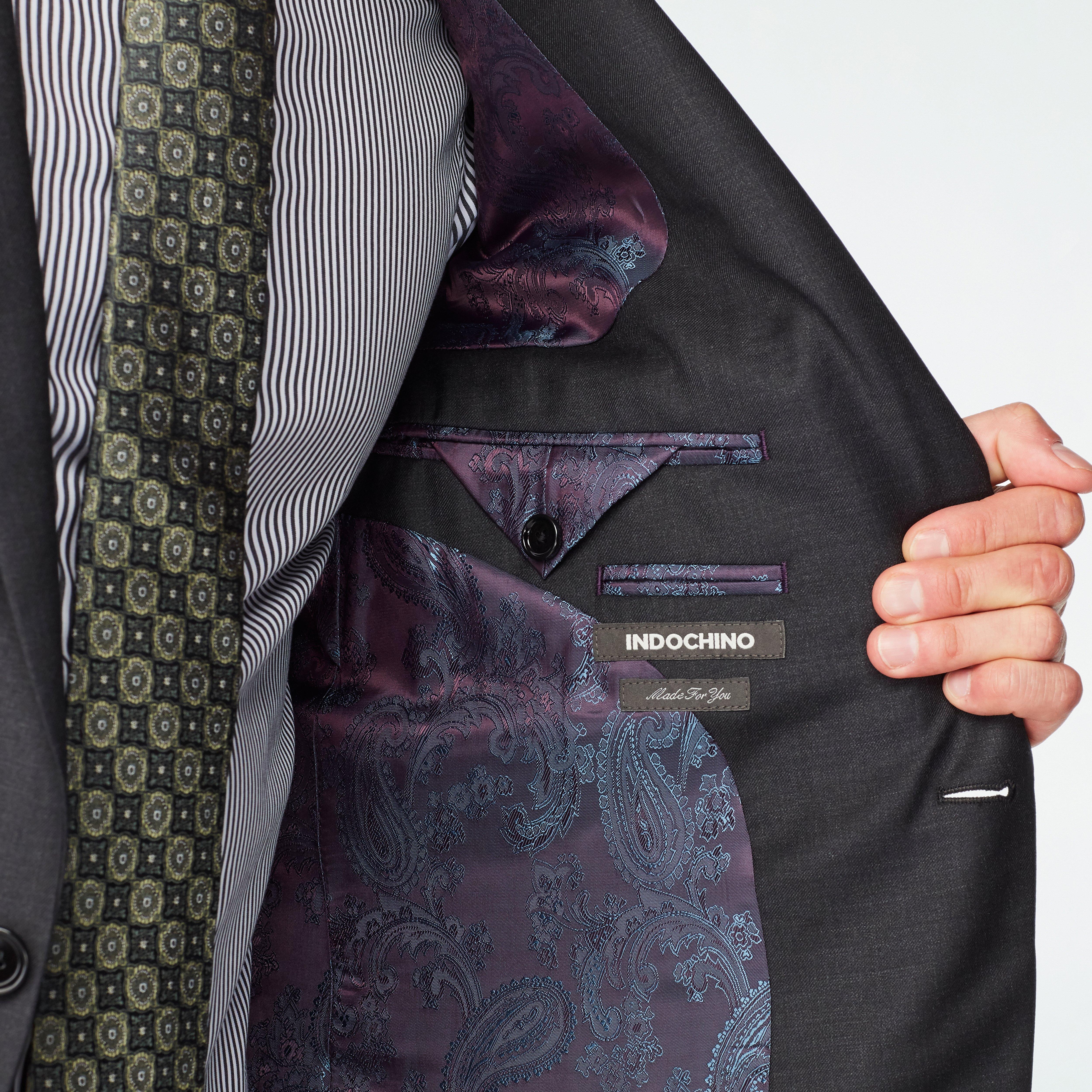 Product thumbnail 5 Gray suit - hexham Solid Design from Fall / Winter Indochino Collection