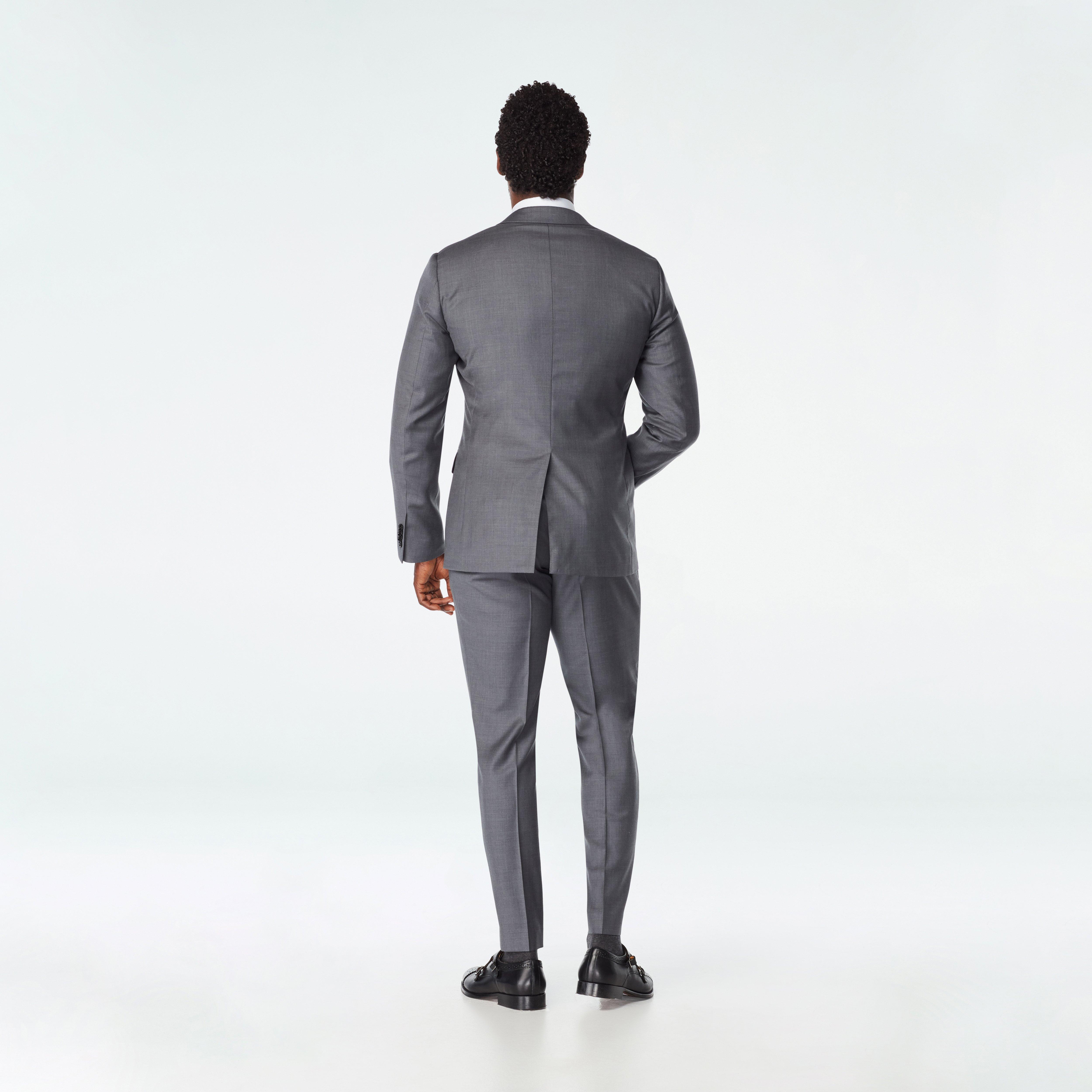 Product thumbnail 2 Gray suit - hexham Solid Design from Fall / Winter Indochino Collection