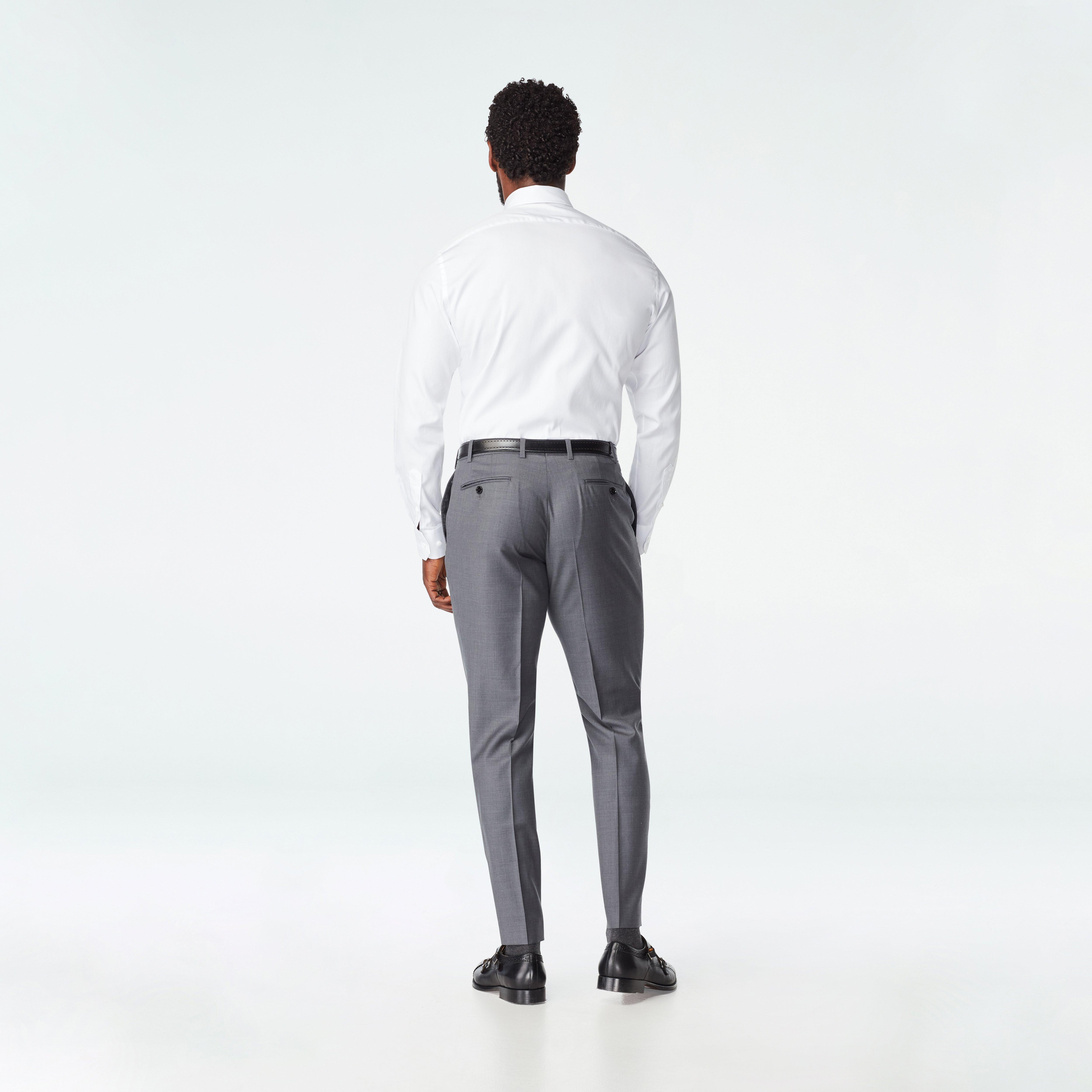 Product thumbnail 4 Gray suit - hexham Solid Design from Fall / Winter Indochino Collection