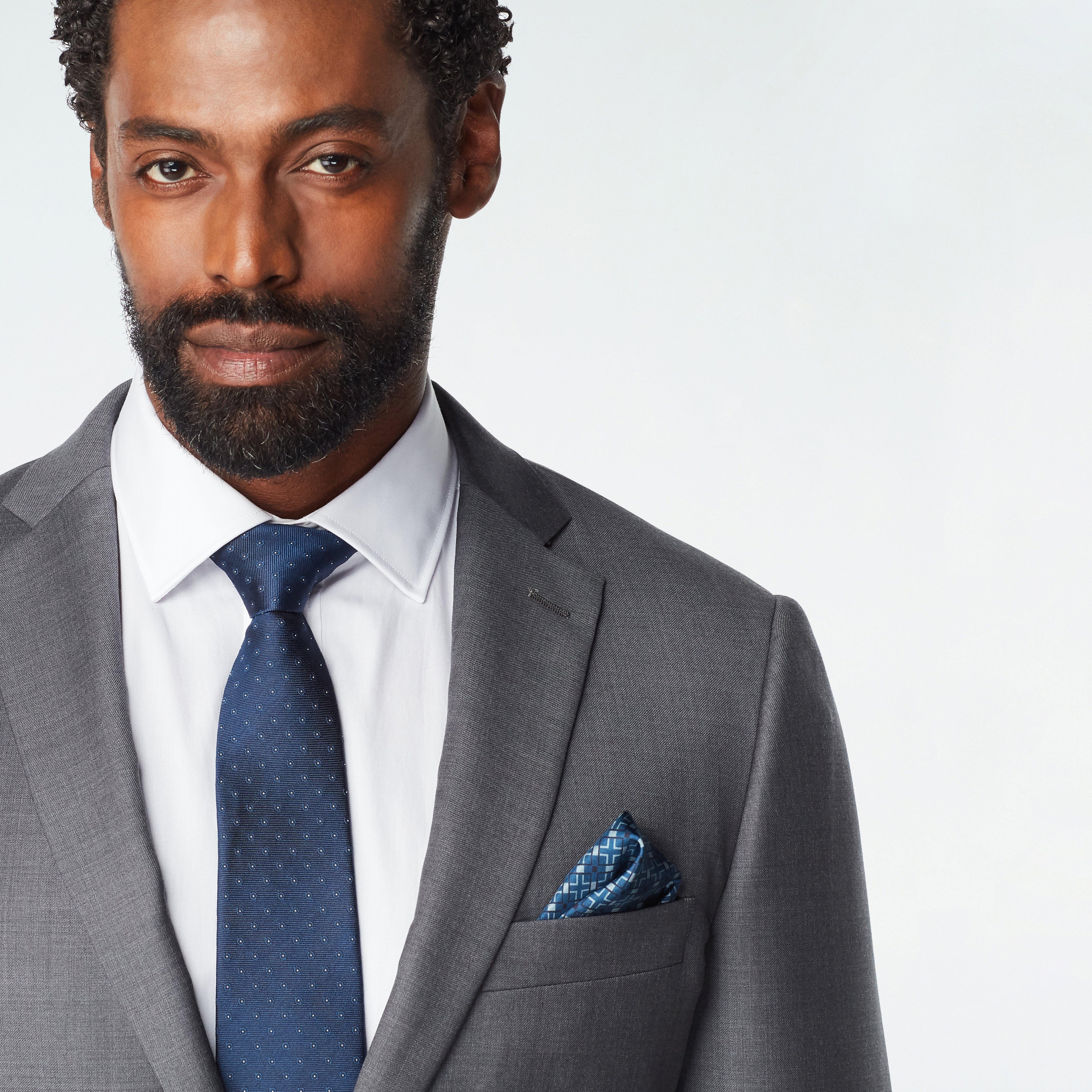 Product thumbnail 4 Gray blazer - hexham Solid Design from Fall / Winter Indochino Collection