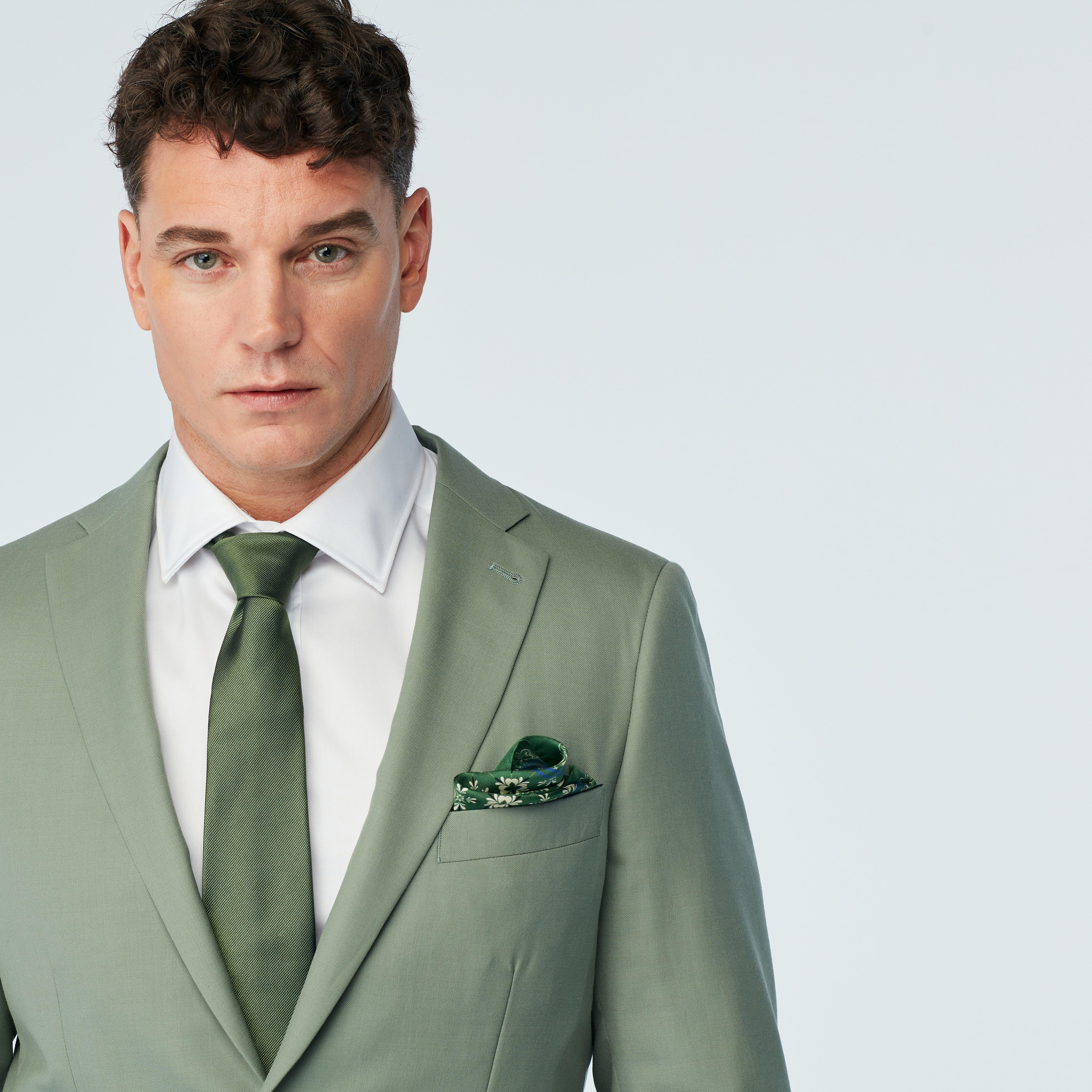 Product thumbnail 4 Green blazer - Harrogate Solid Design from Luxury Indochino Collection