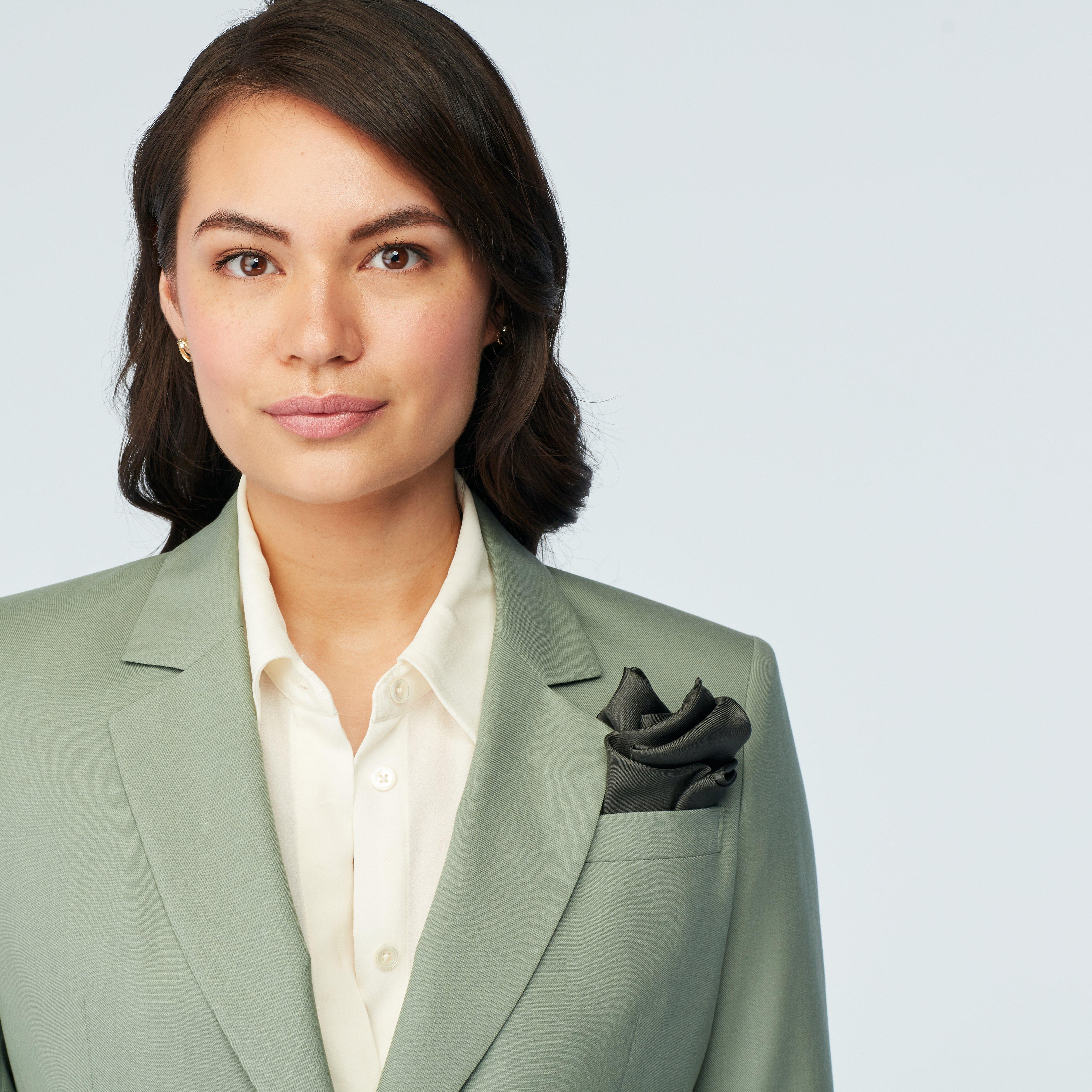 Product thumbnail 6 Green suit women - Harrogate Solid Design from Luxury Indochino Collection