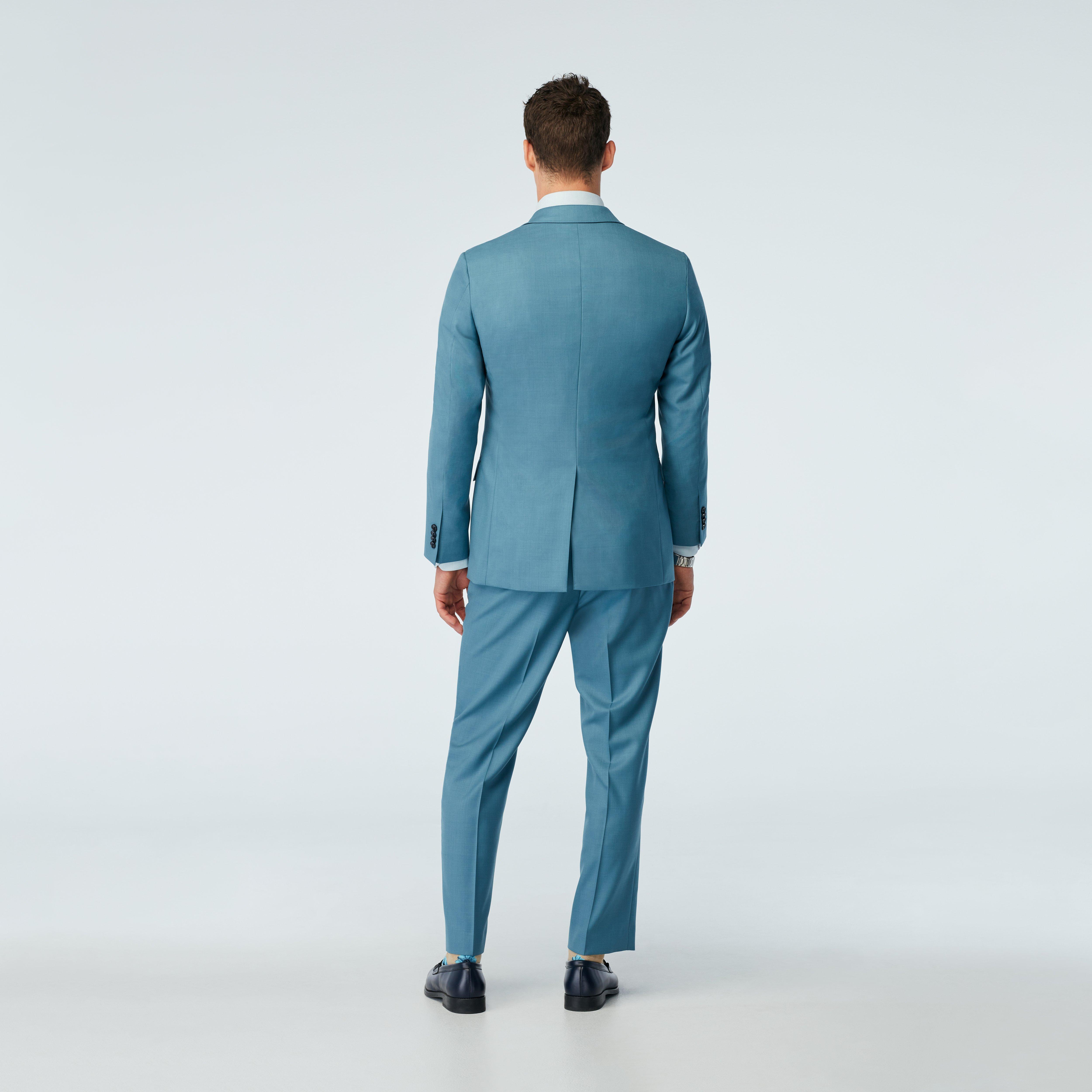 Product thumbnail 2 Blue blazer - Harrogate Solid Design from Luxury Indochino Collection