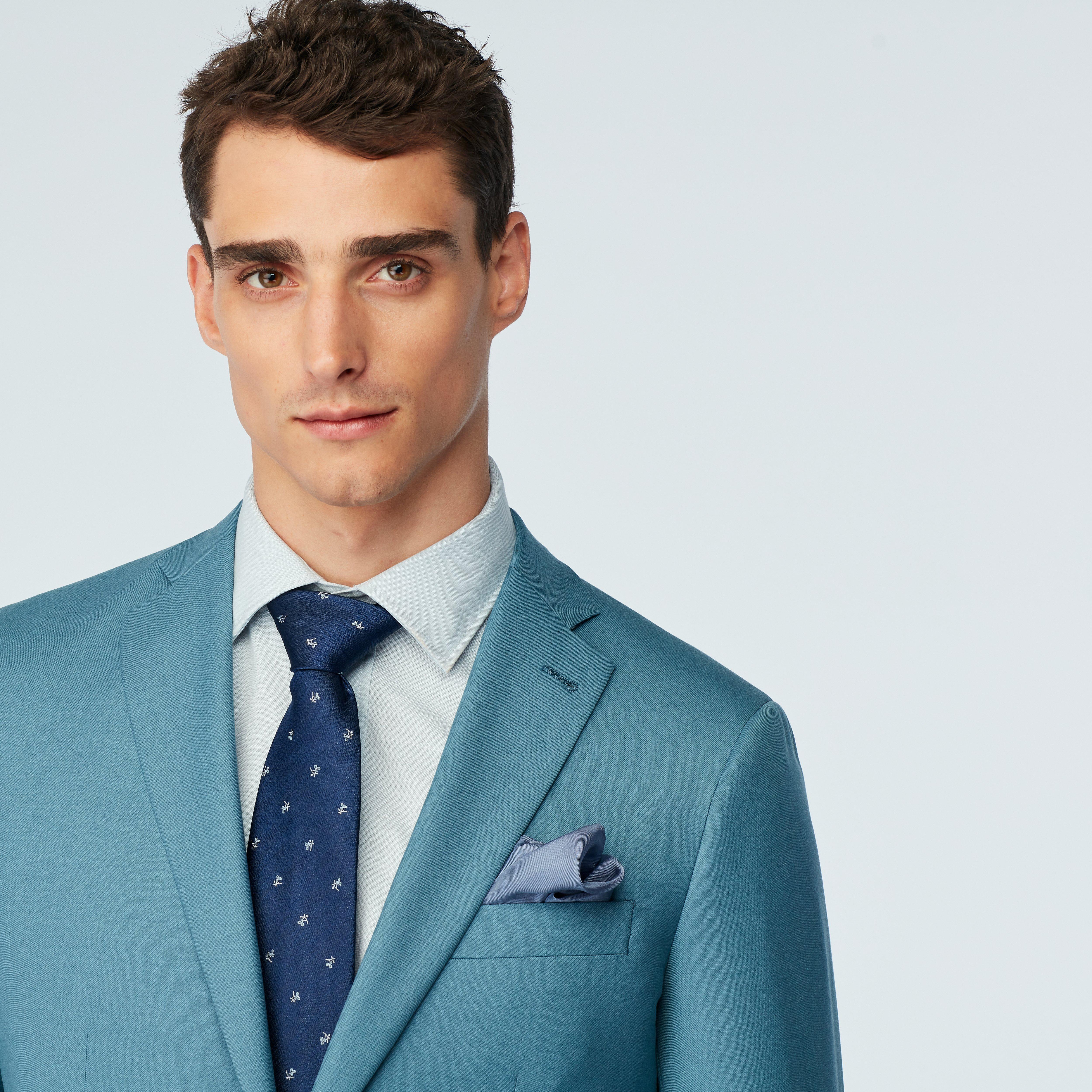 Product thumbnail 4 Blue blazer - Harrogate Solid Design from Luxury Indochino Collection