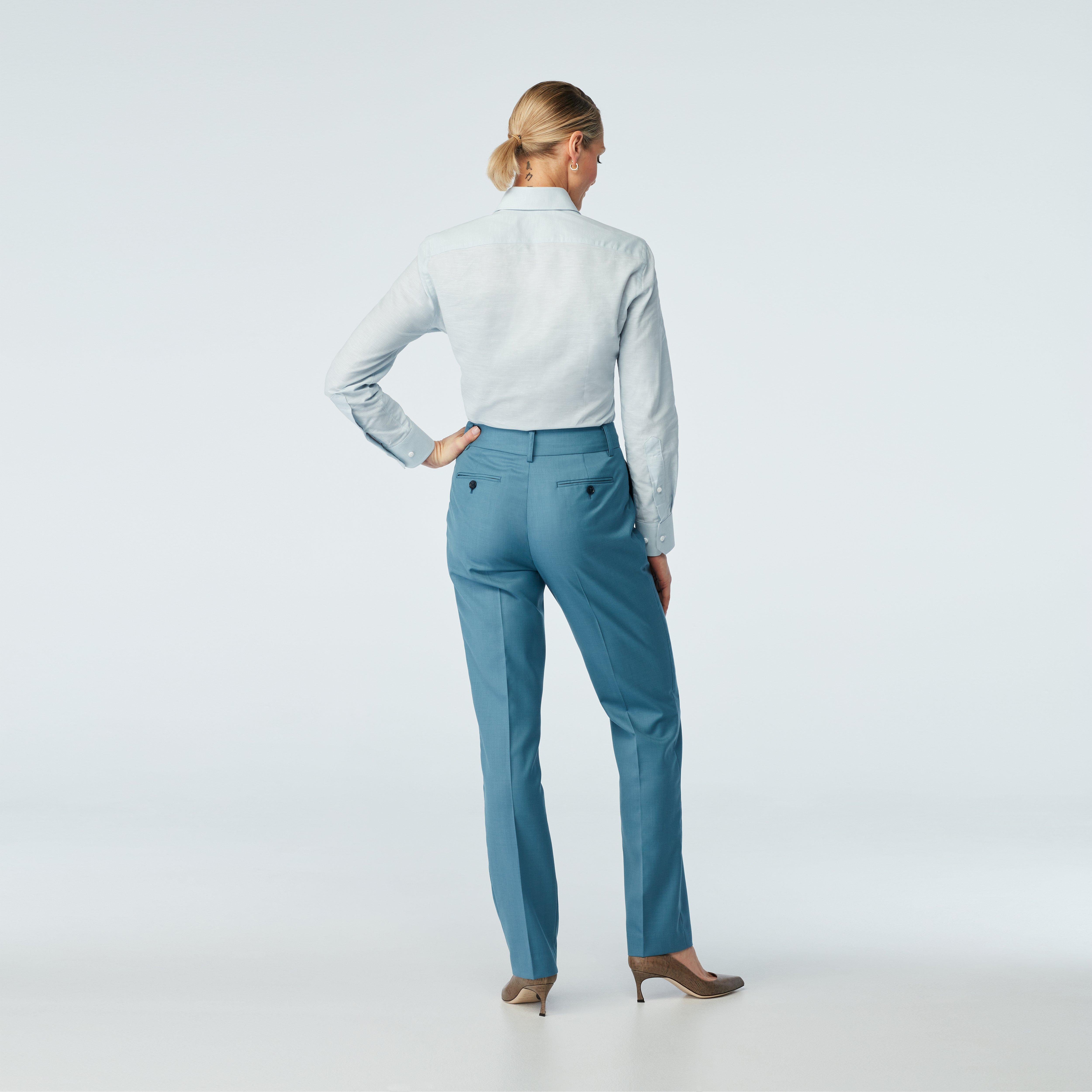 Product thumbnail 4 Blue suit women - Harrogate Solid Design from Luxury Indochino Collection