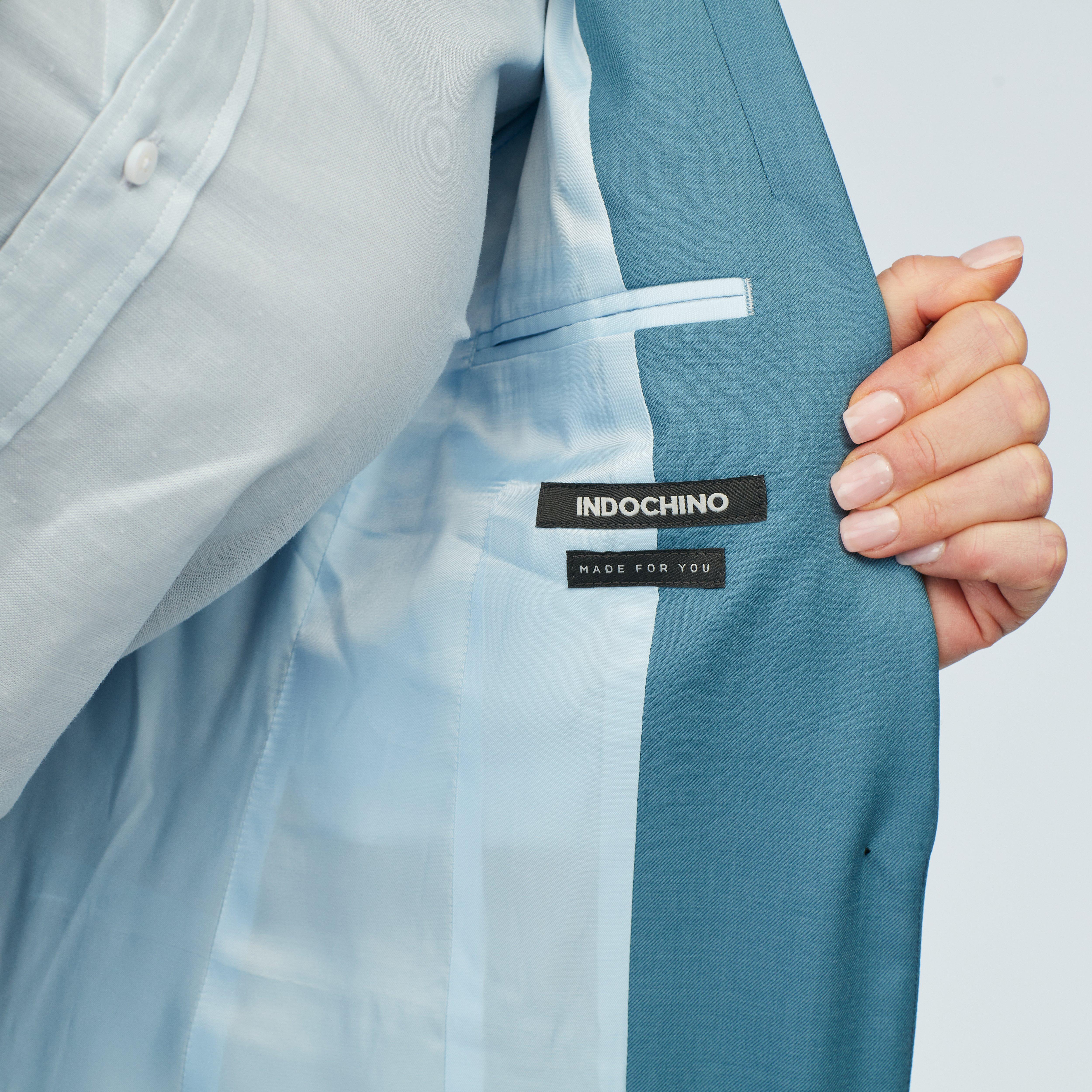 Product thumbnail 5 Blue suit women - Harrogate Solid Design from Luxury Indochino Collection