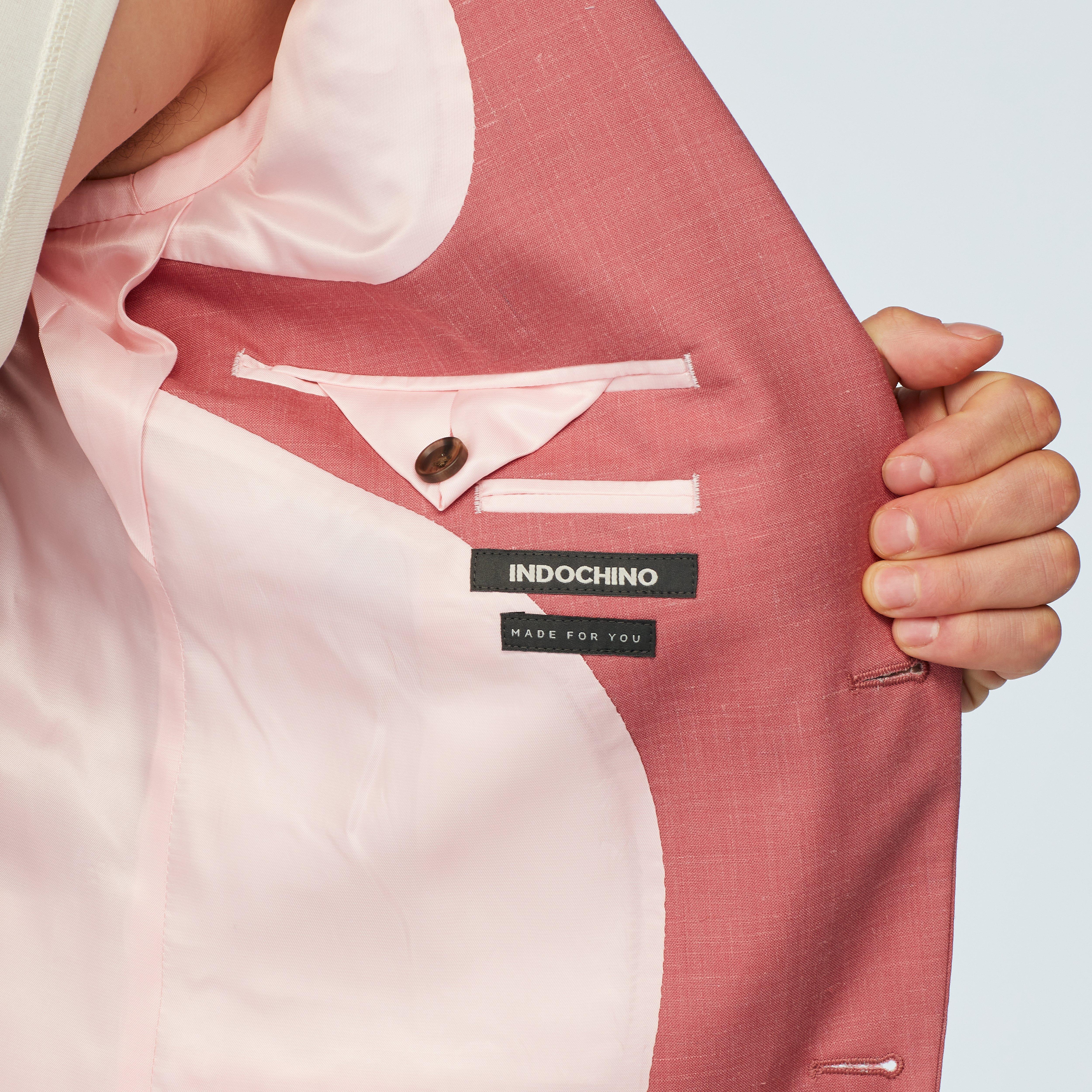 Product thumbnail 5 Pink suit - Stockport Solid Design from Spring / Summer Indochino Collection