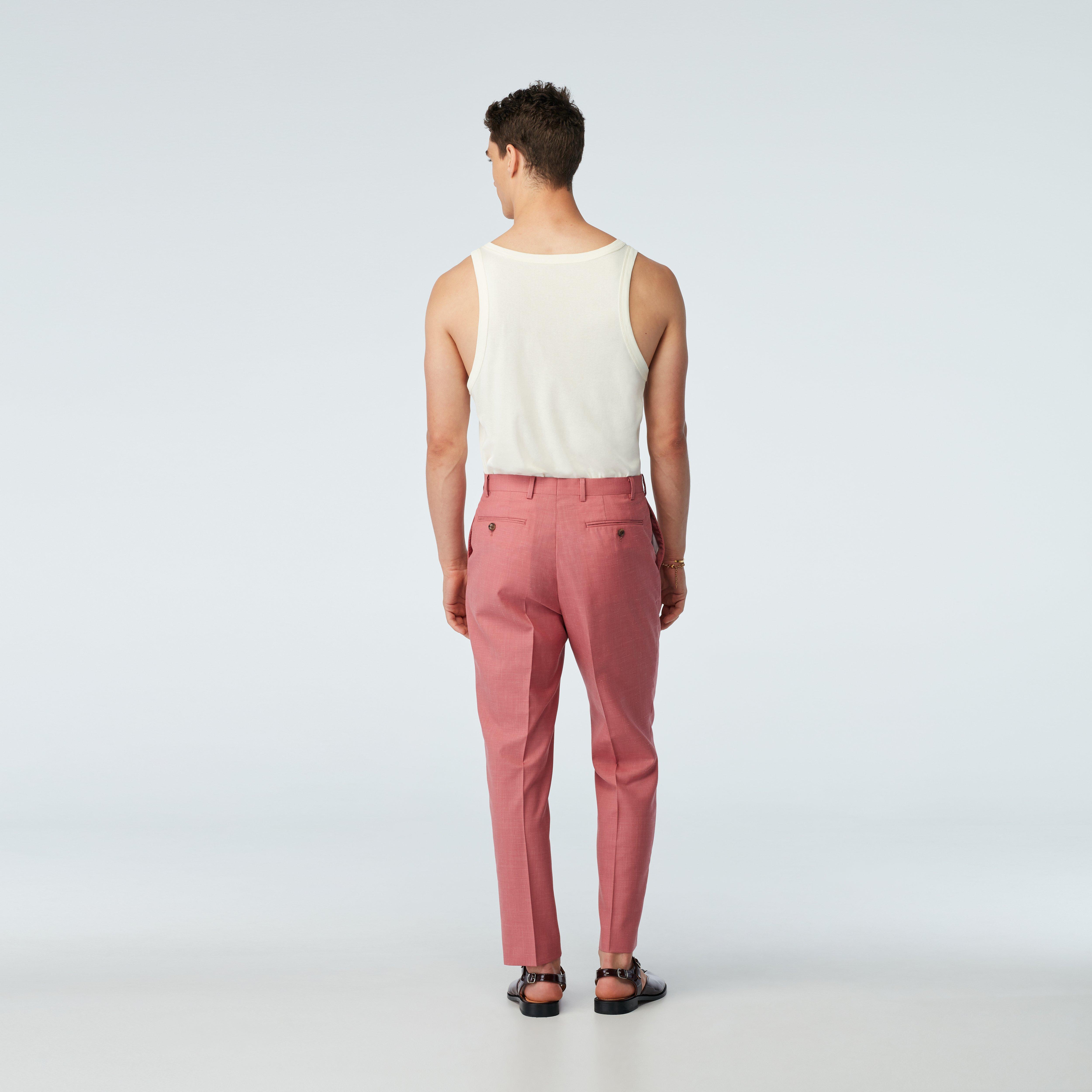Product thumbnail 2 Pink pants - Stockport Solid Design from Indochino Collection