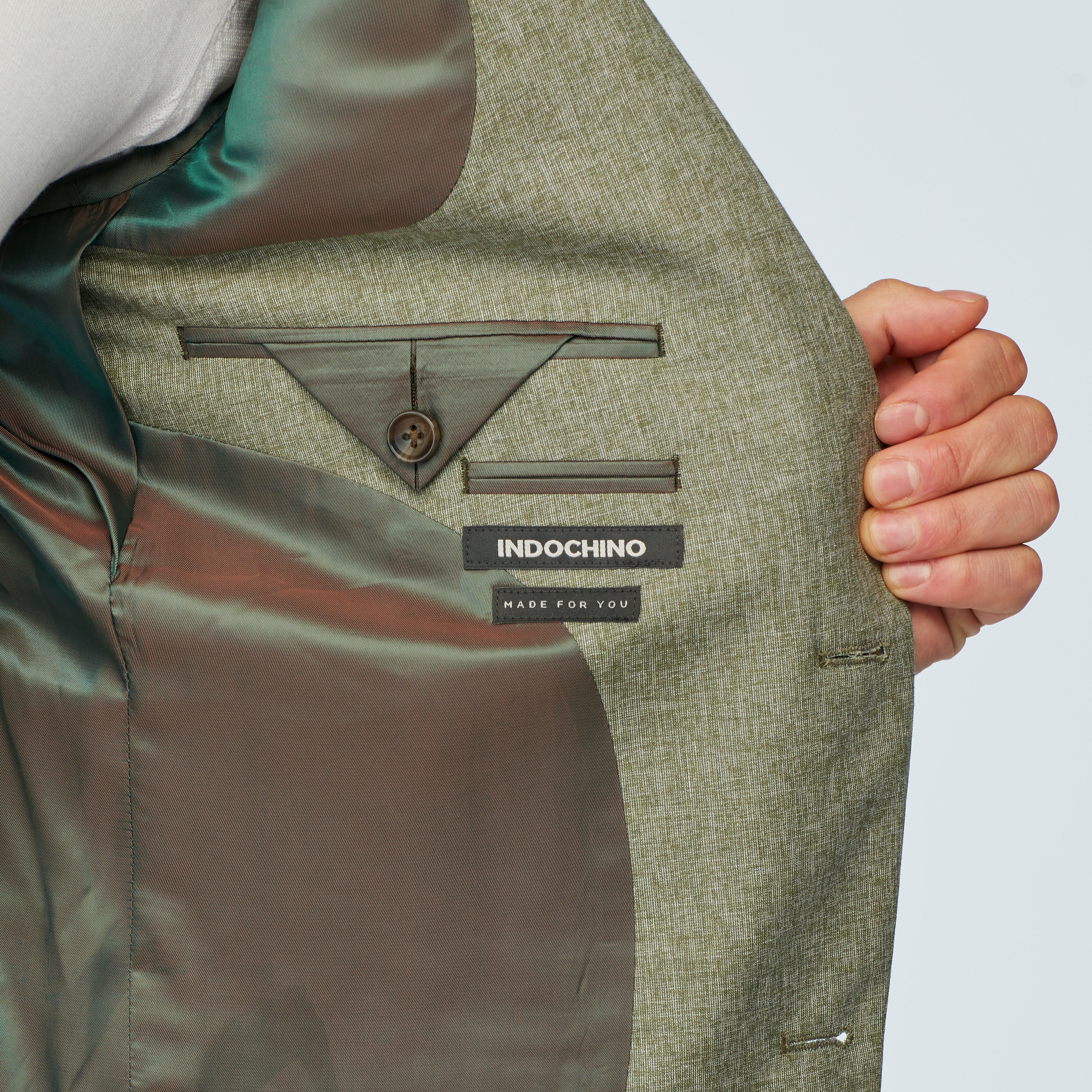 Product thumbnail 5 Green suit - Montella Solid Design from Italian Spring / Summer Indochino Collection