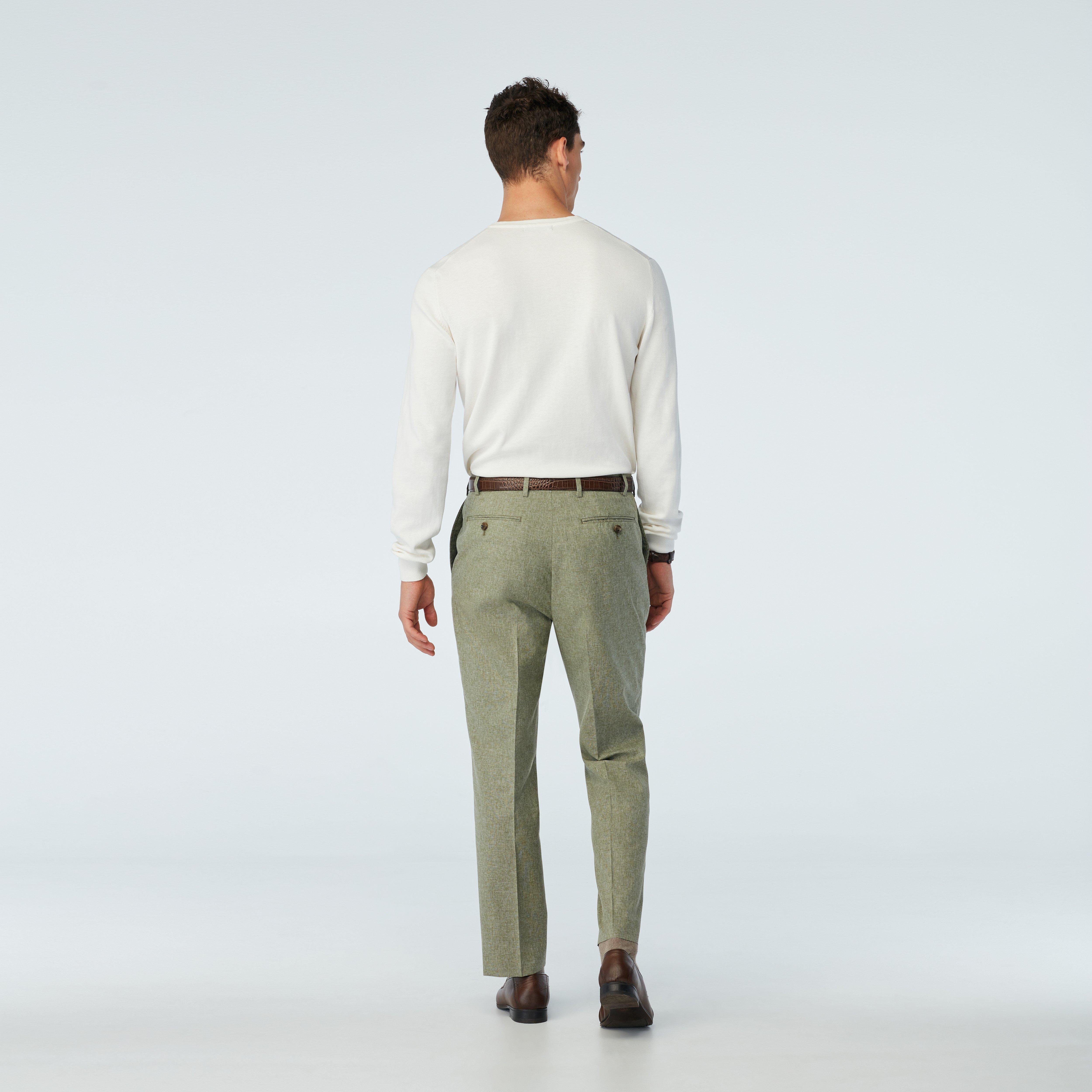 Product thumbnail 2 Green pants - Montella Solid Design from Italian Seasonal Indochino Collection