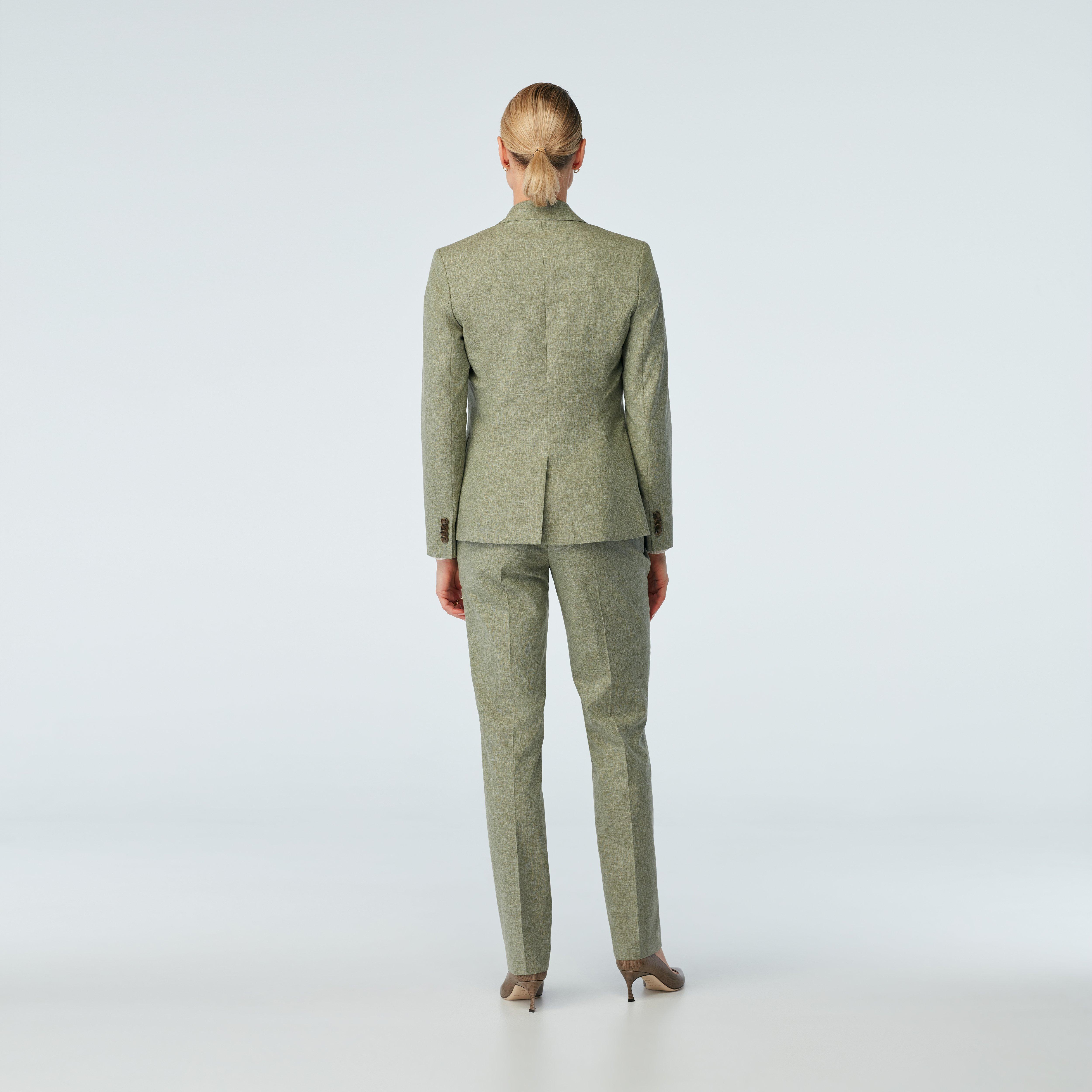 Product thumbnail 2 Green suit women - Montella Solid Design from Italian Indochino Collection