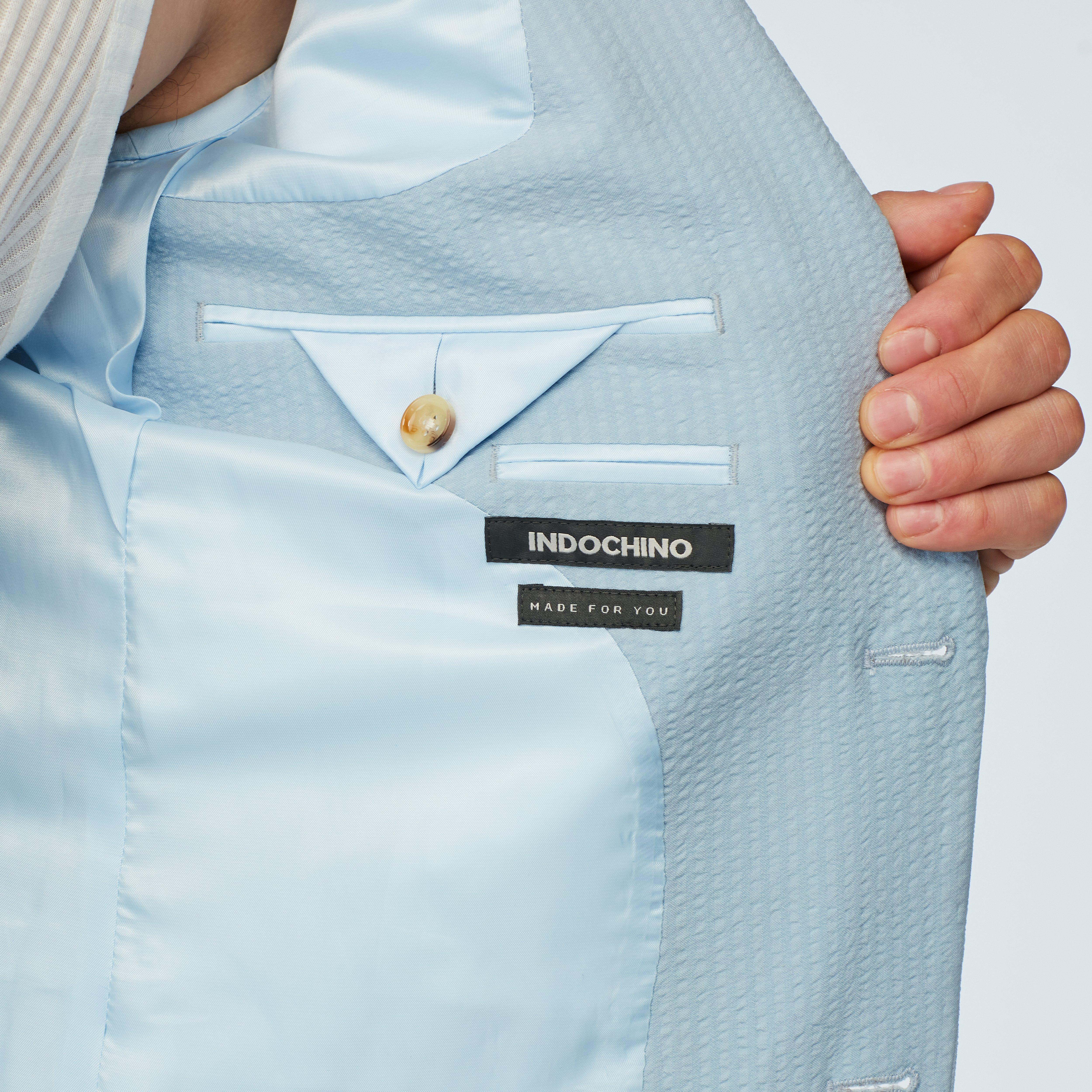 Product thumbnail 3 Blue blazer - Mondovi Solid Design from Italian Indochino Collection