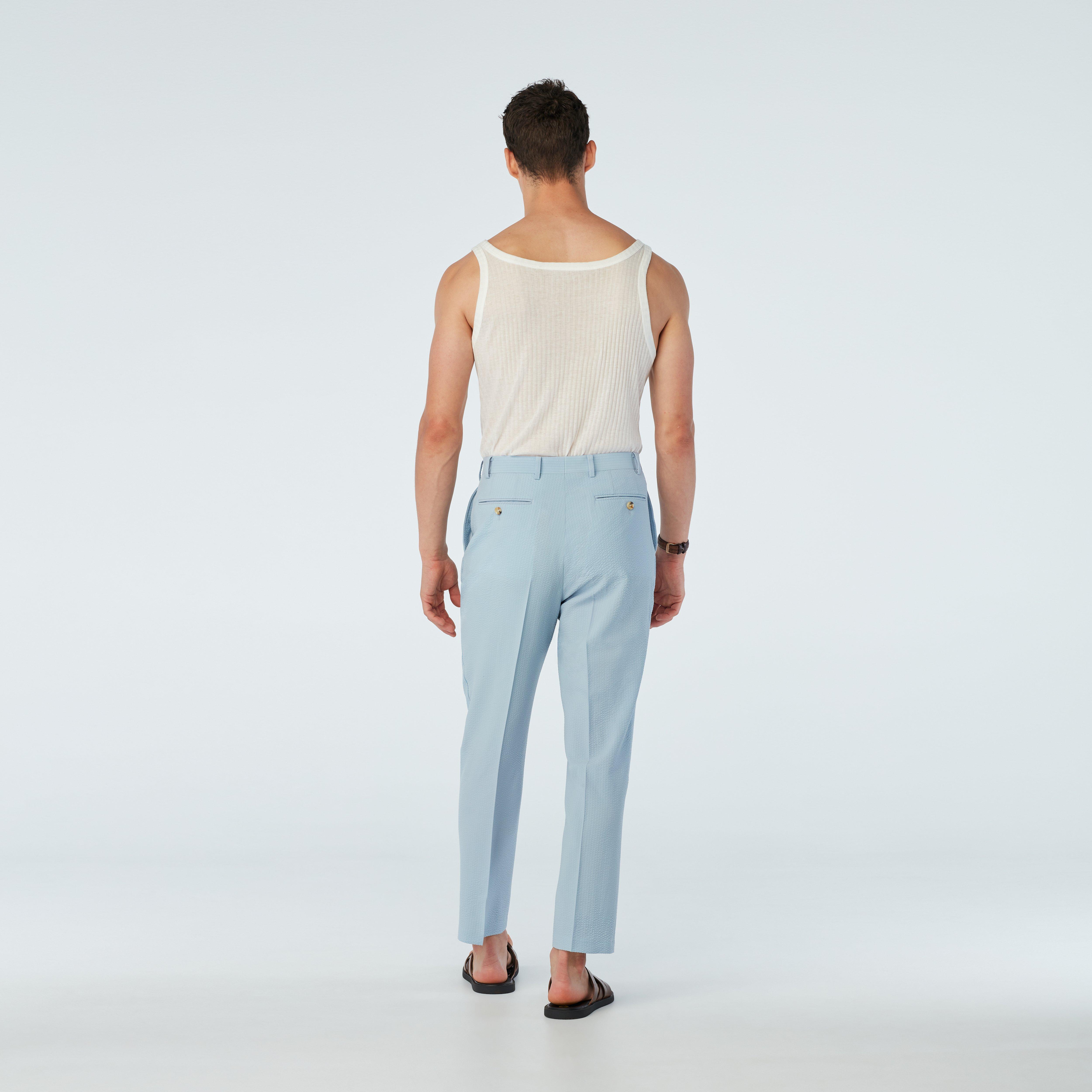 Product thumbnail 2 Blue pants - Mondovi Solid Design from Italian Seasonal Indochino Collection