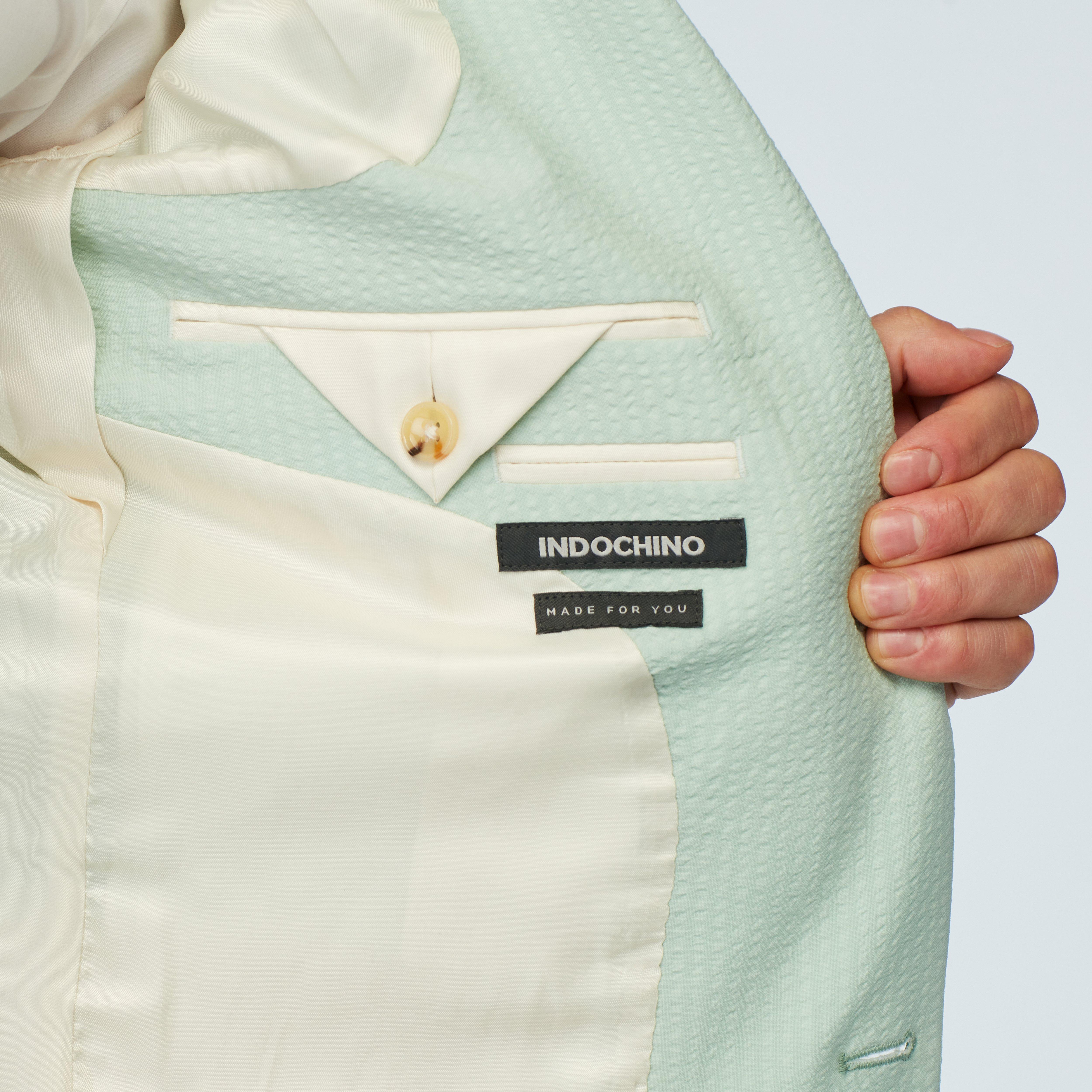 Product thumbnail 3 Green blazer - Mondovi Solid Design from Italian Indochino Collection