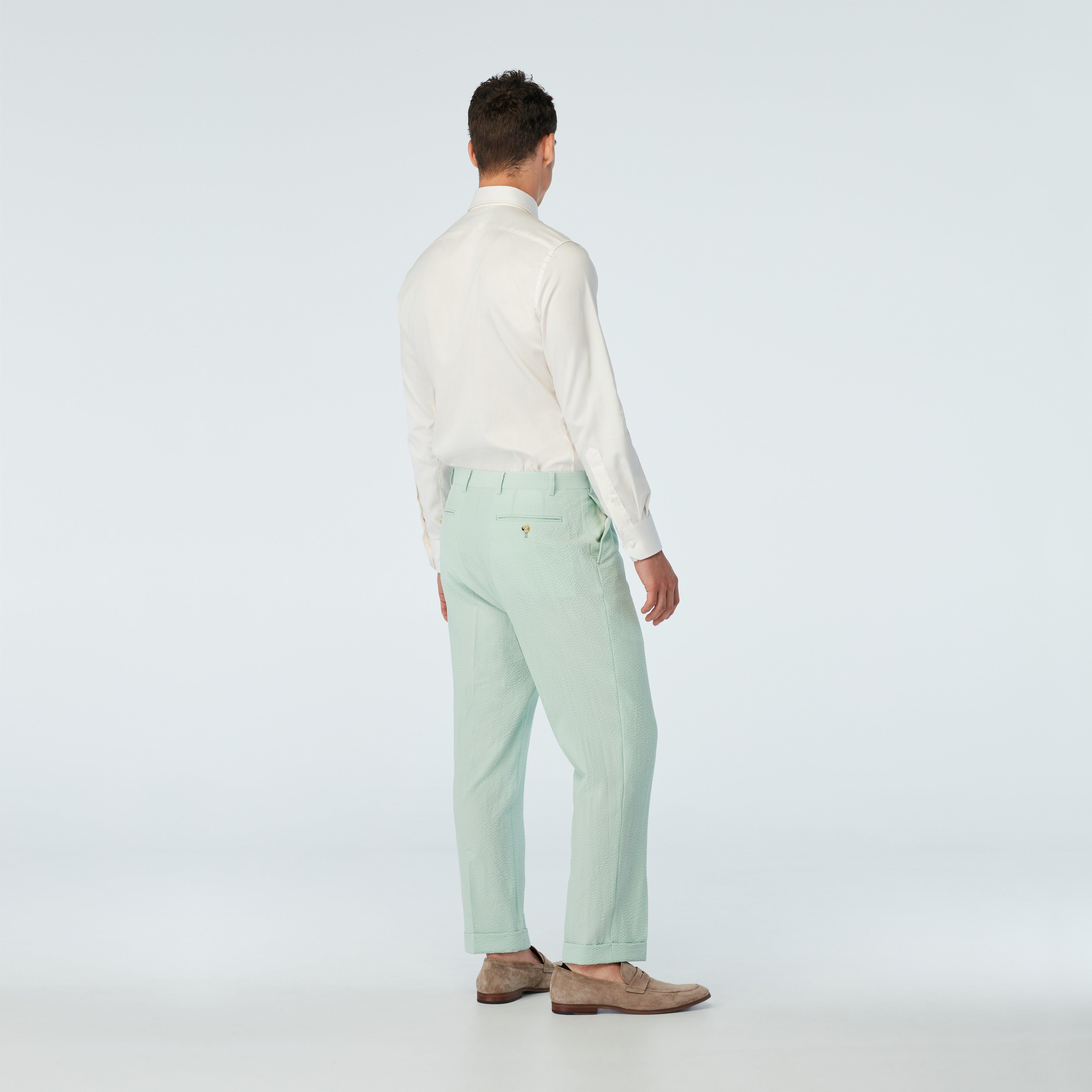 Product thumbnail 2 Green pants - Mondovi Solid Design from Italian Seasonal Indochino Collection