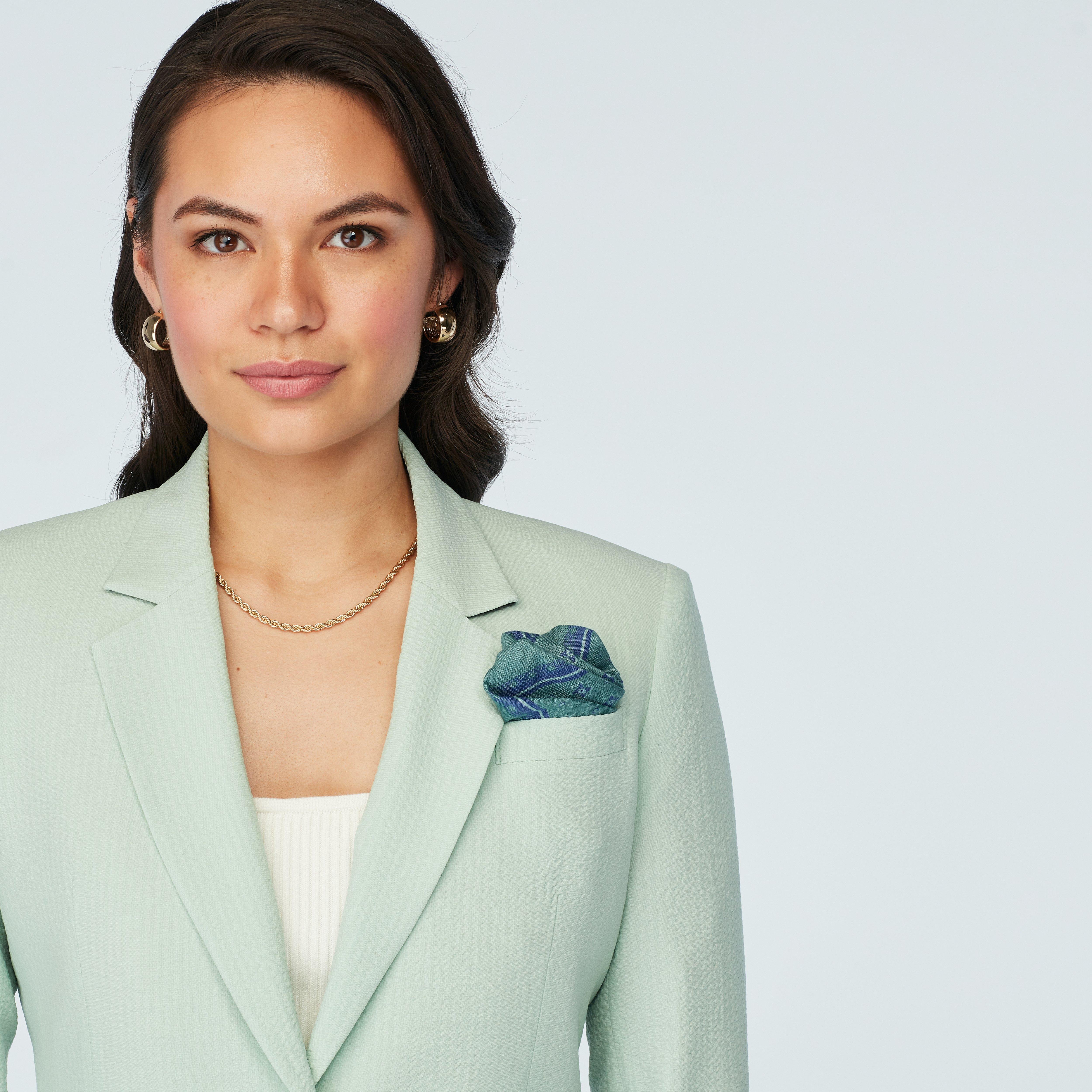 Product thumbnail 6 Green suit women - Mondovi Solid Design from Italian Indochino Collection