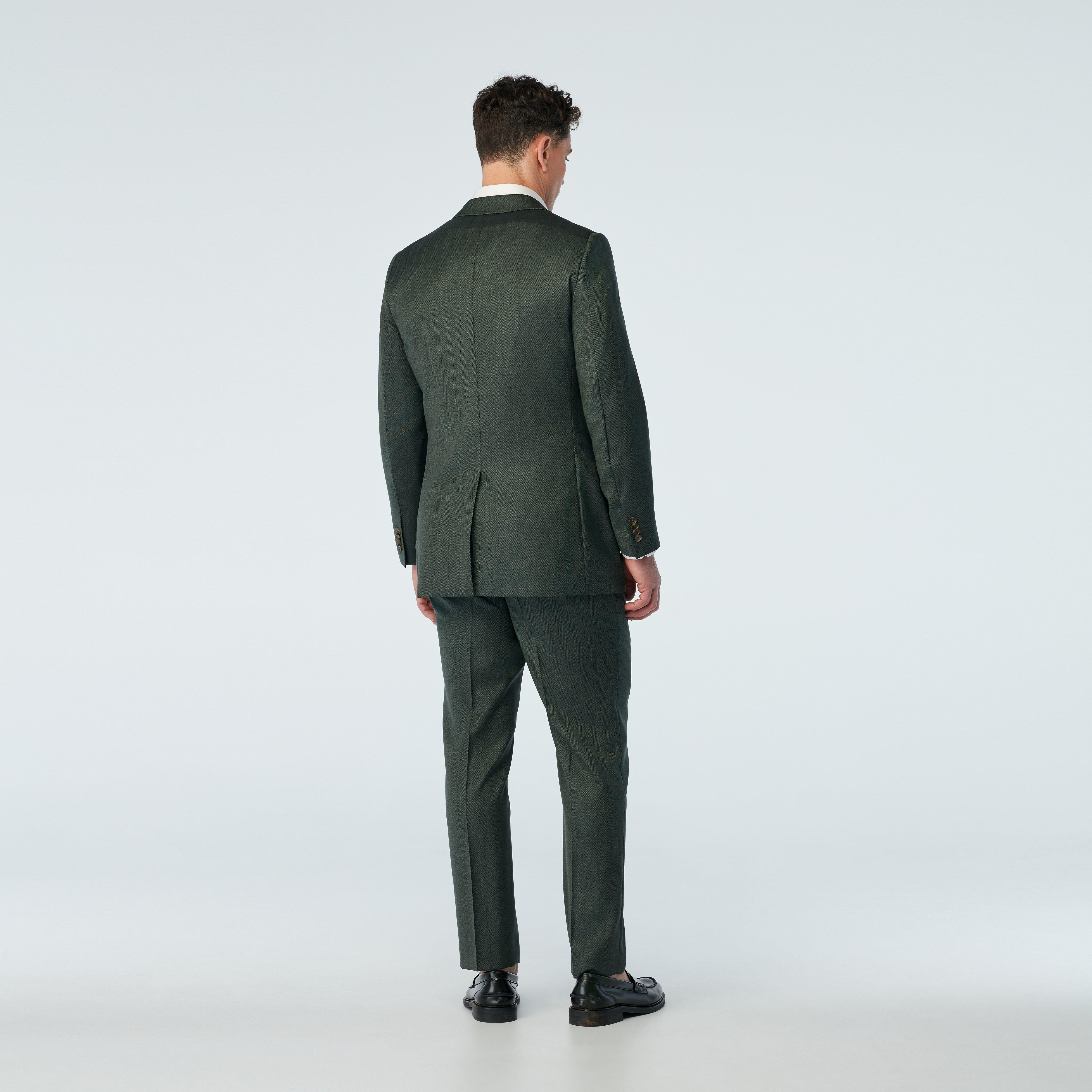 Product thumbnail 2 Green blazer - Modica Solid Design from Italian Indochino Collection