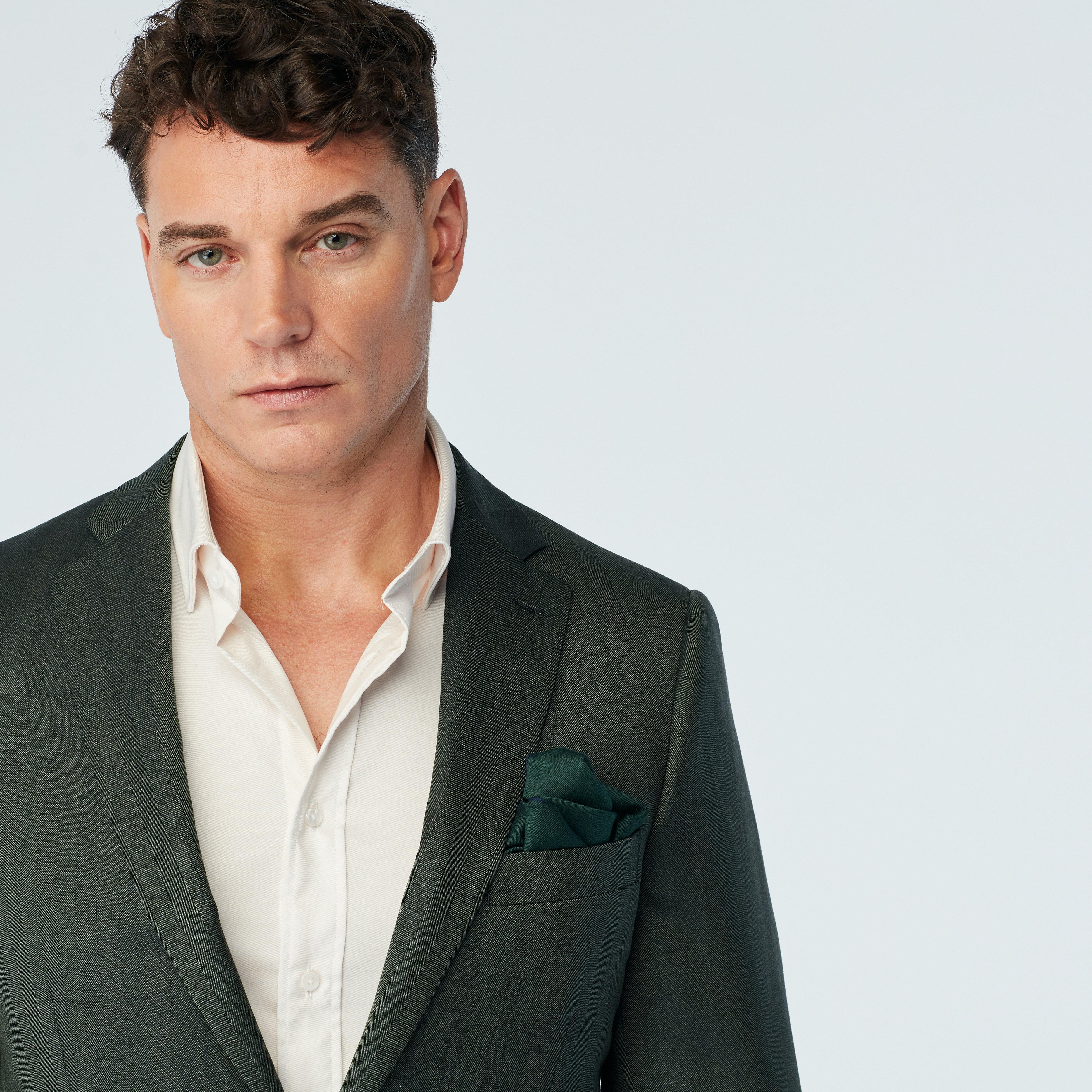 Product thumbnail 4 Green blazer - Modica Solid Design from Italian Indochino Collection