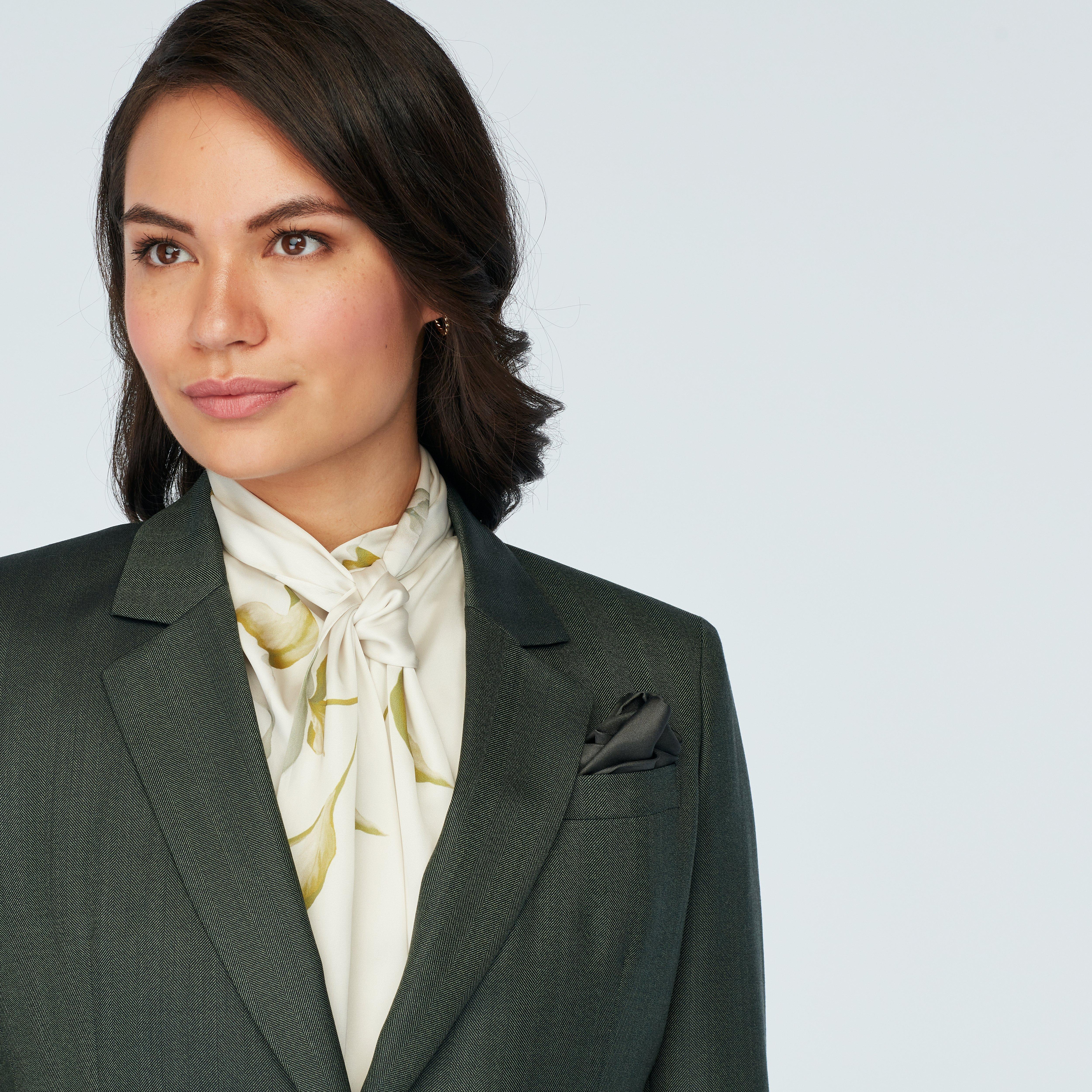 Product thumbnail 4 Green blazer women - Modica Solid Design from Italian Indochino Collection