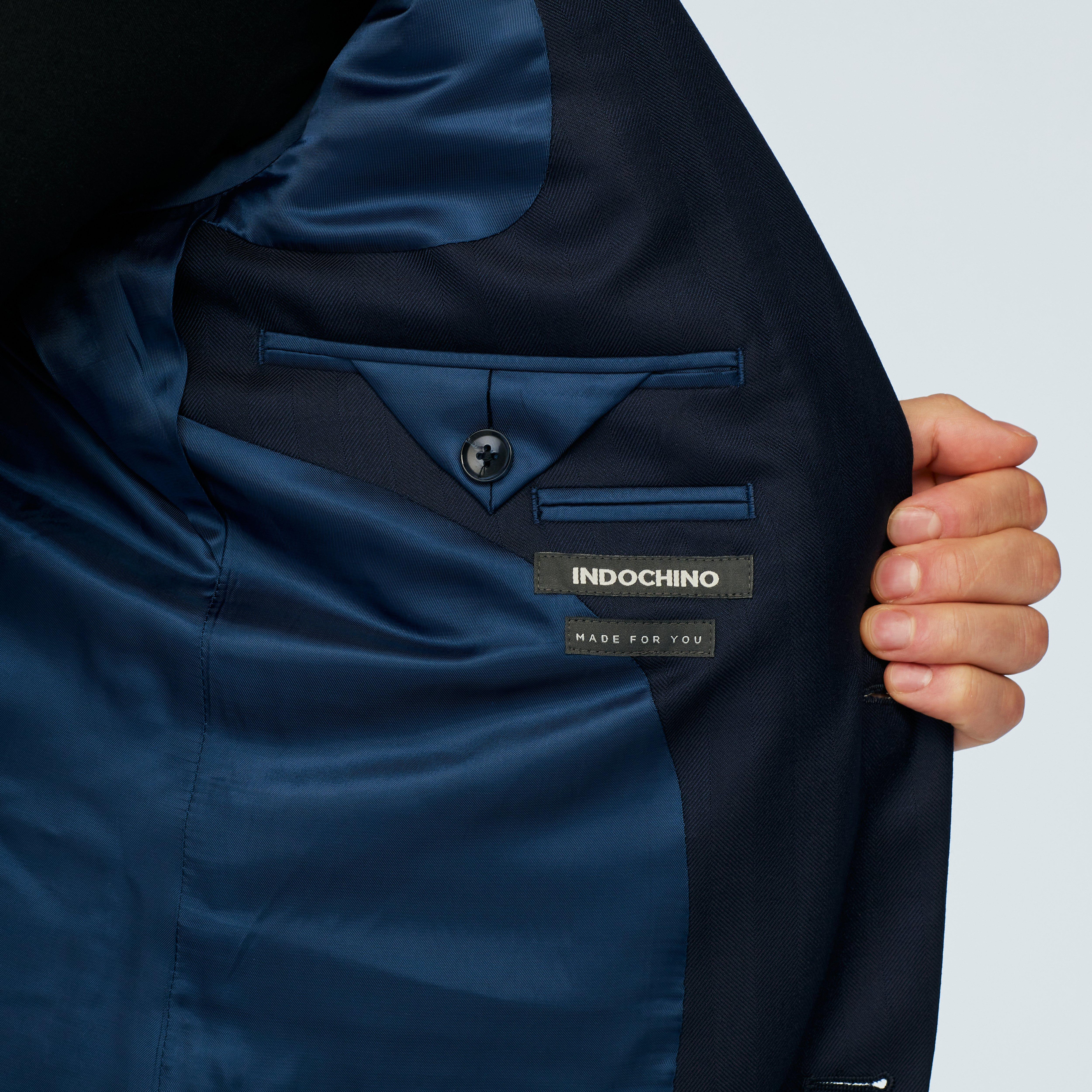 Product thumbnail 5 Navy suit - Modica Solid Design from Italian Indochino Collection