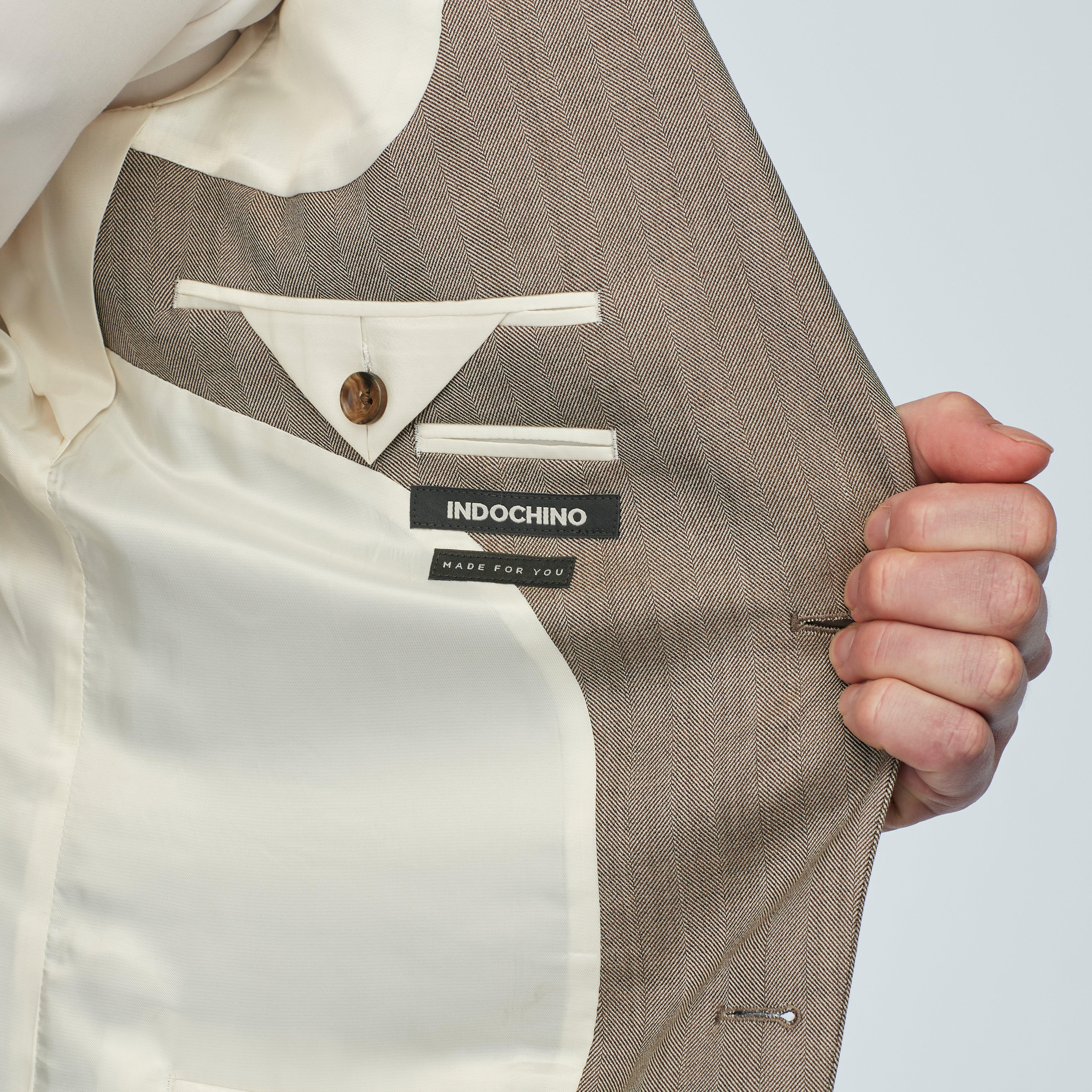 Product thumbnail 5 Brown suit - Modica Solid Design from Italian Spring / Summer Indochino Collection