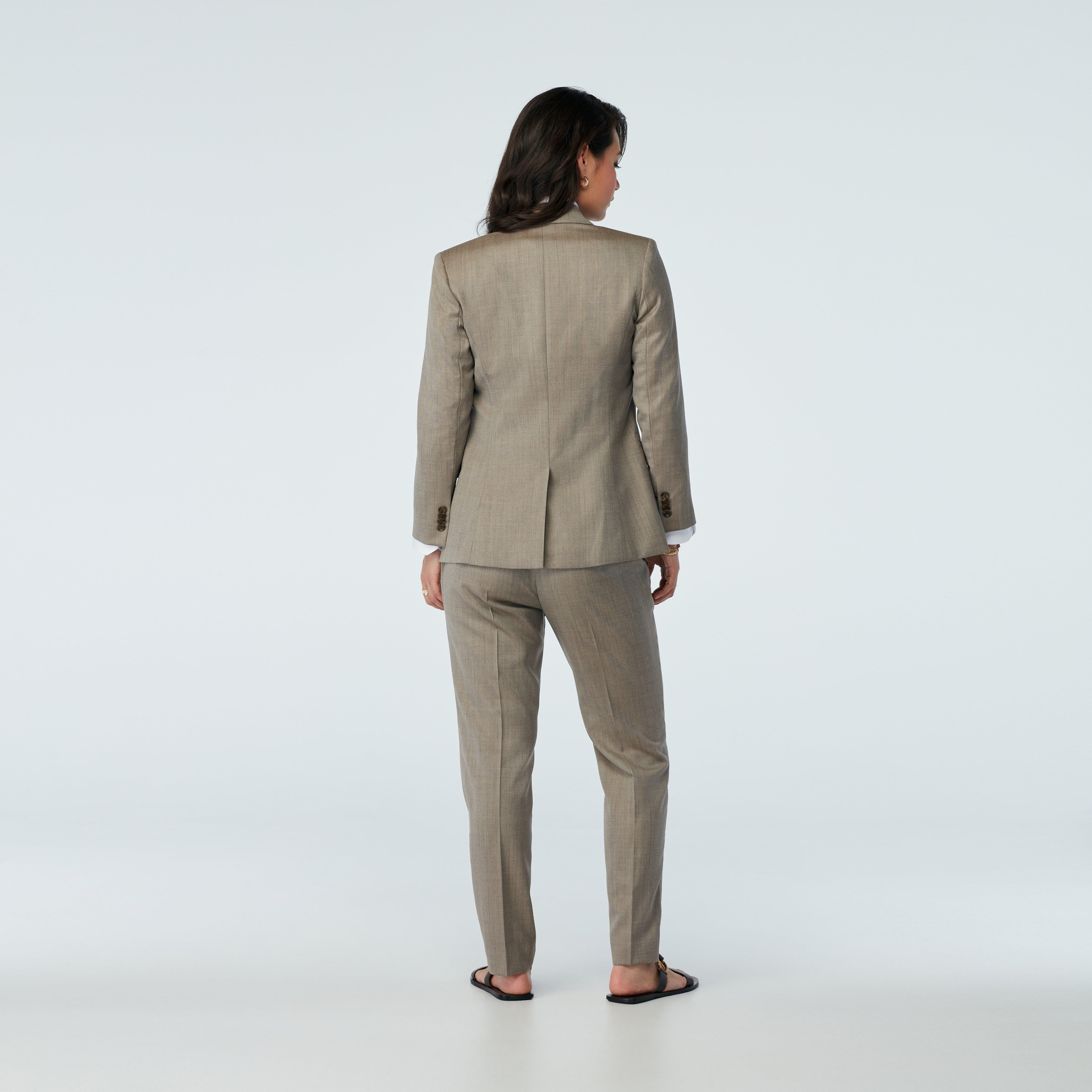 Product thumbnail 2 Brown suit women - Modica Solid Design from Italian Indochino Collection