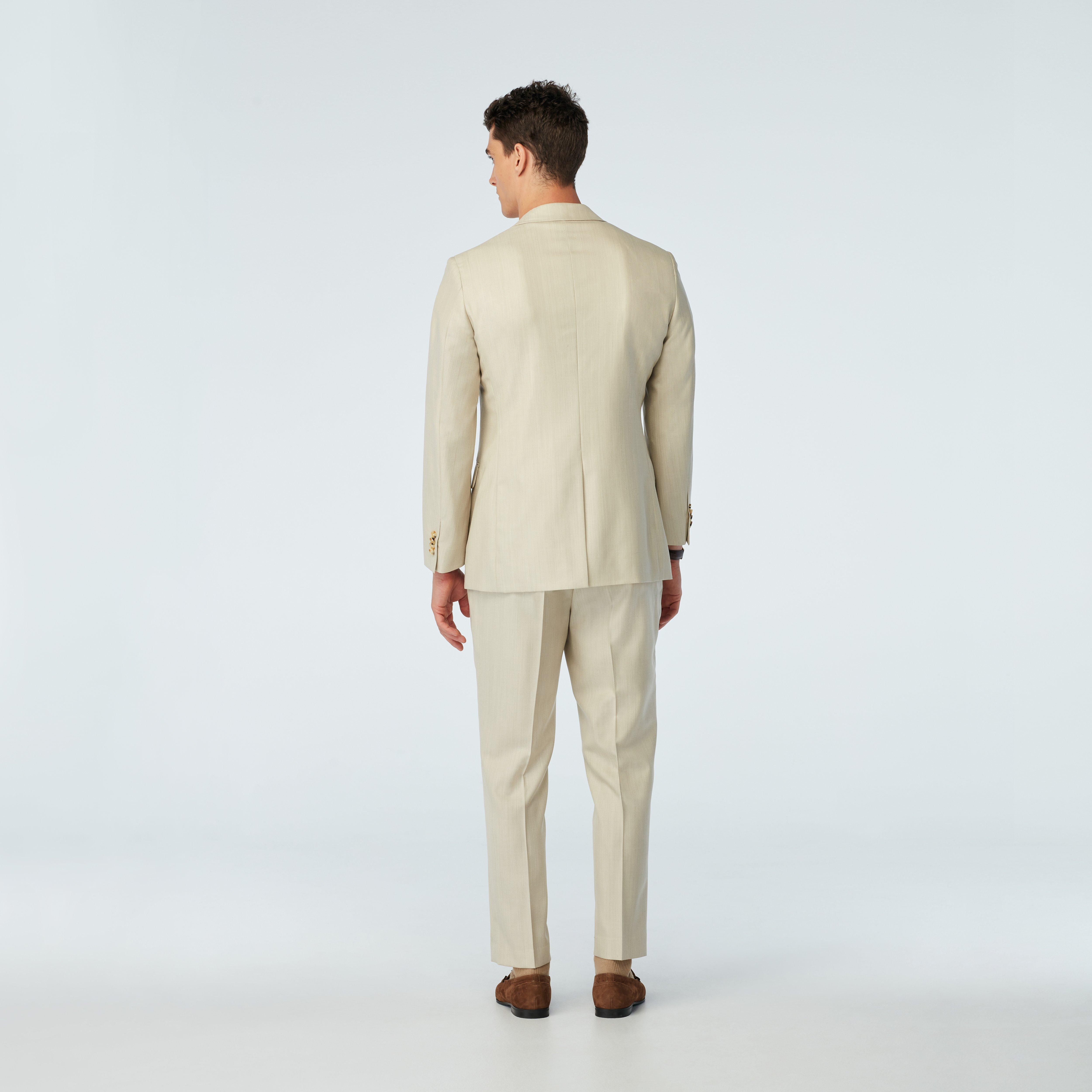 Product thumbnail 2 Cream blazer - Modica Solid Design from Italian Seasonal Indochino Collection