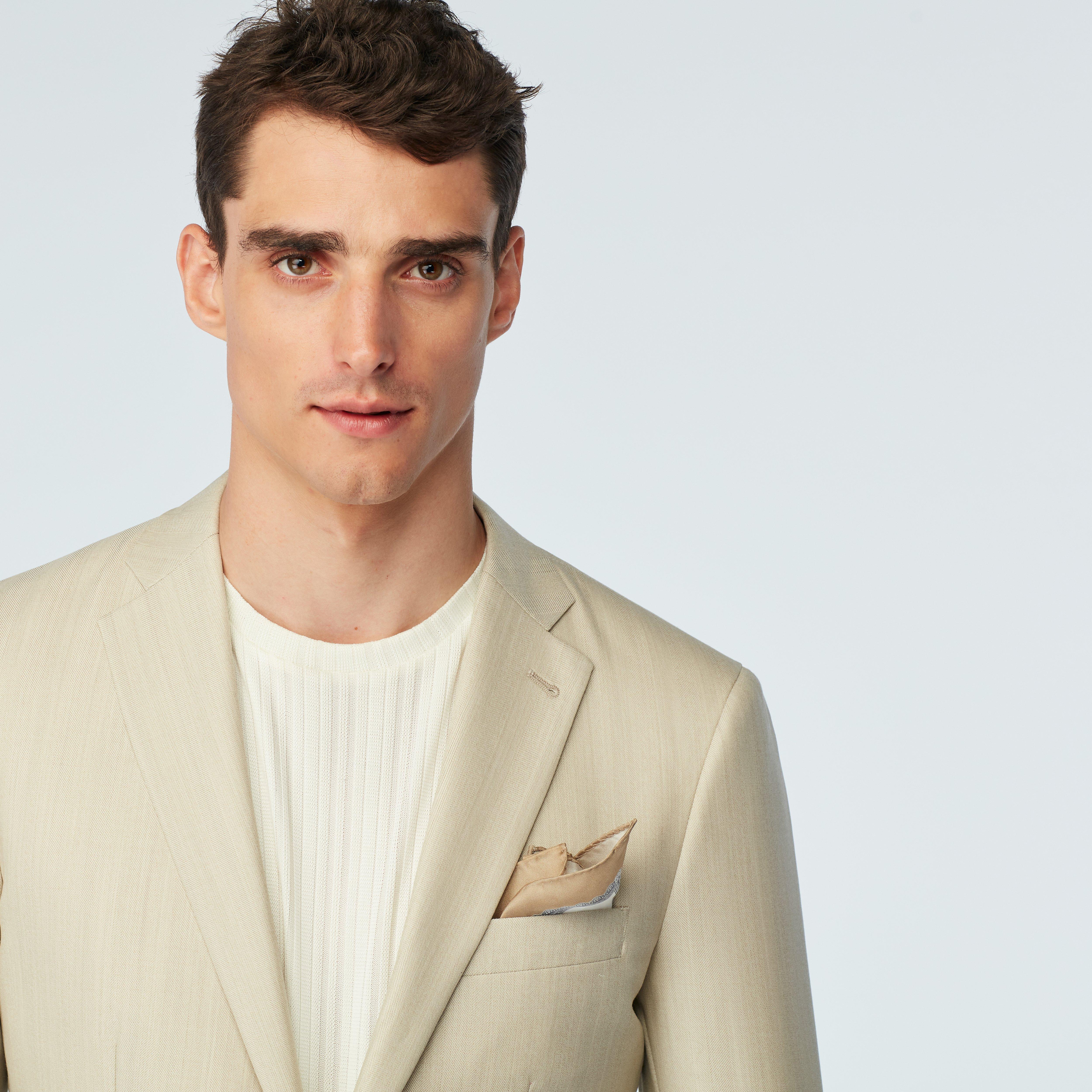 Product thumbnail 4 Cream blazer - Modica Solid Design from Italian Seasonal Indochino Collection
