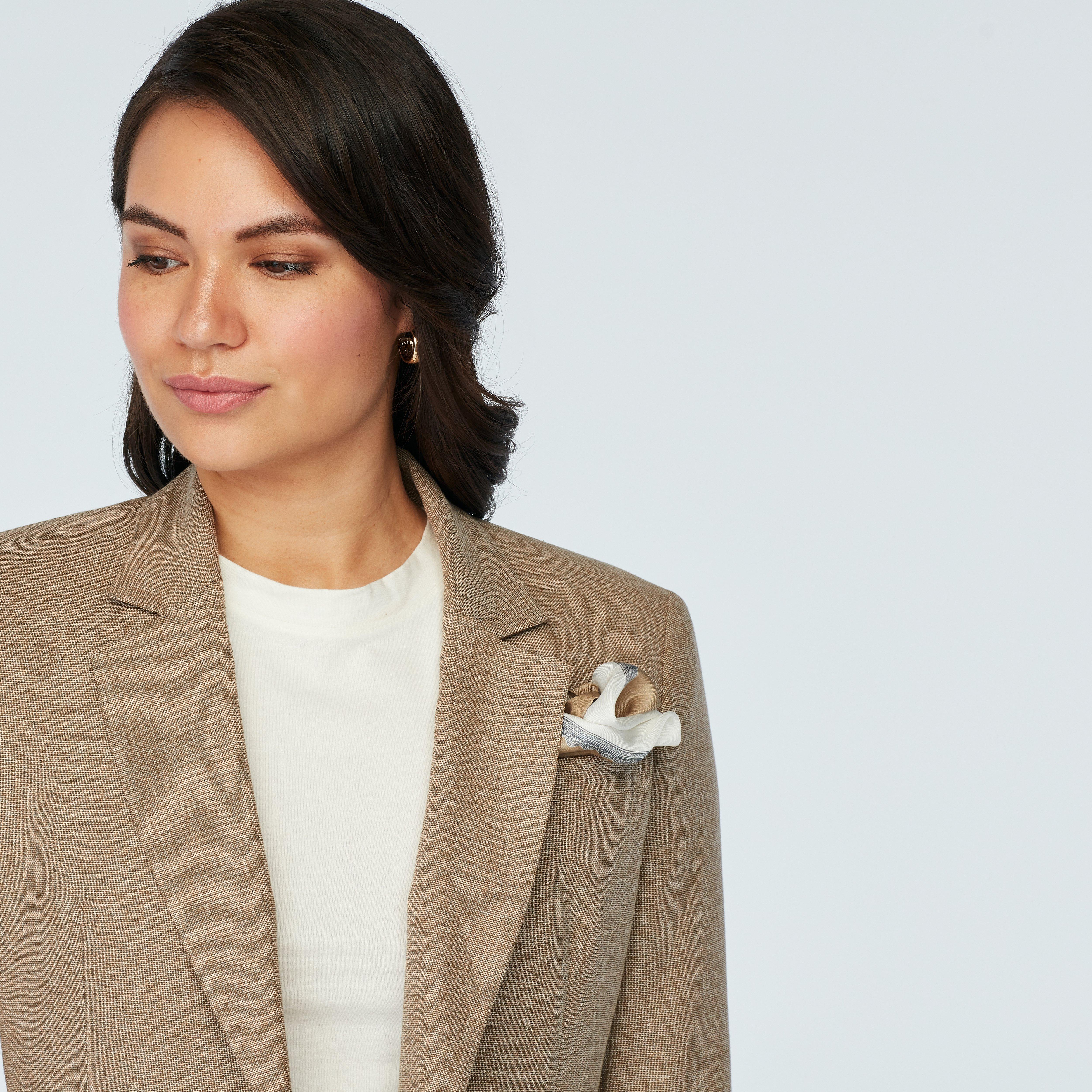 Product thumbnail 6 Sand suit women - Marche Solid Design from Italian Indochino Collection