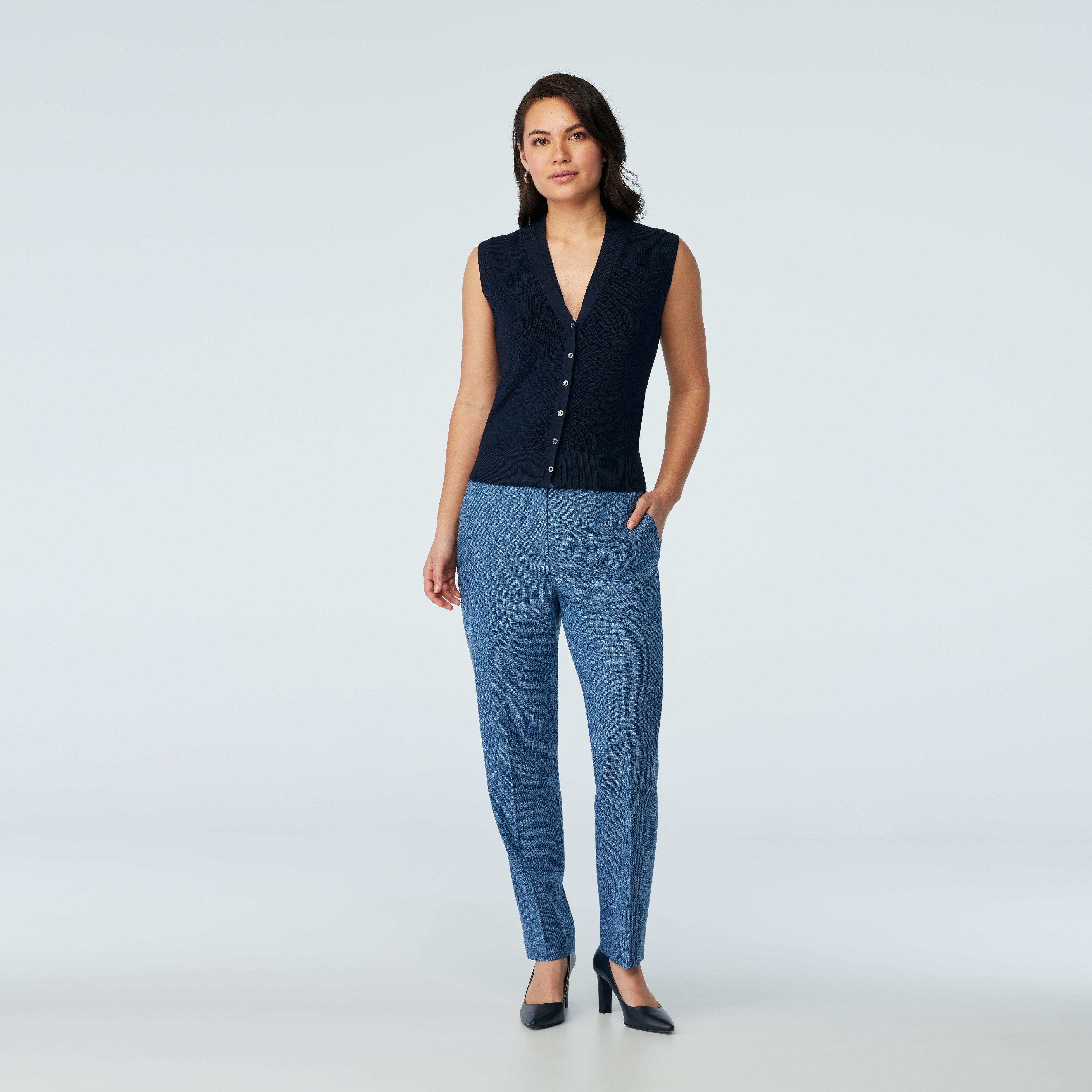 Product thumbnail 3 Blue suit women - Marche Solid Design from Italian Indochino Collection
