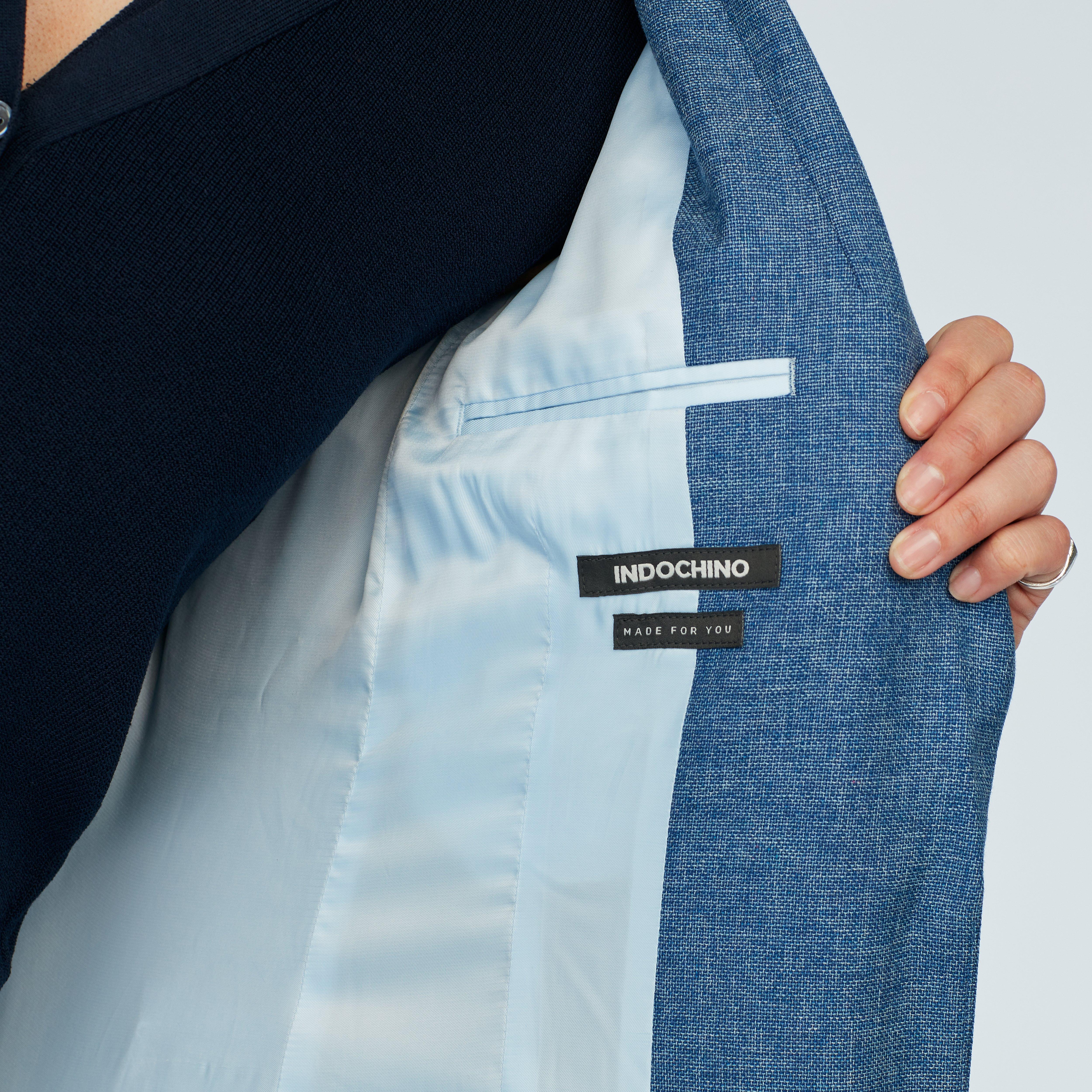 Product thumbnail 5 Blue suit women - Marche Solid Design from Italian Indochino Collection