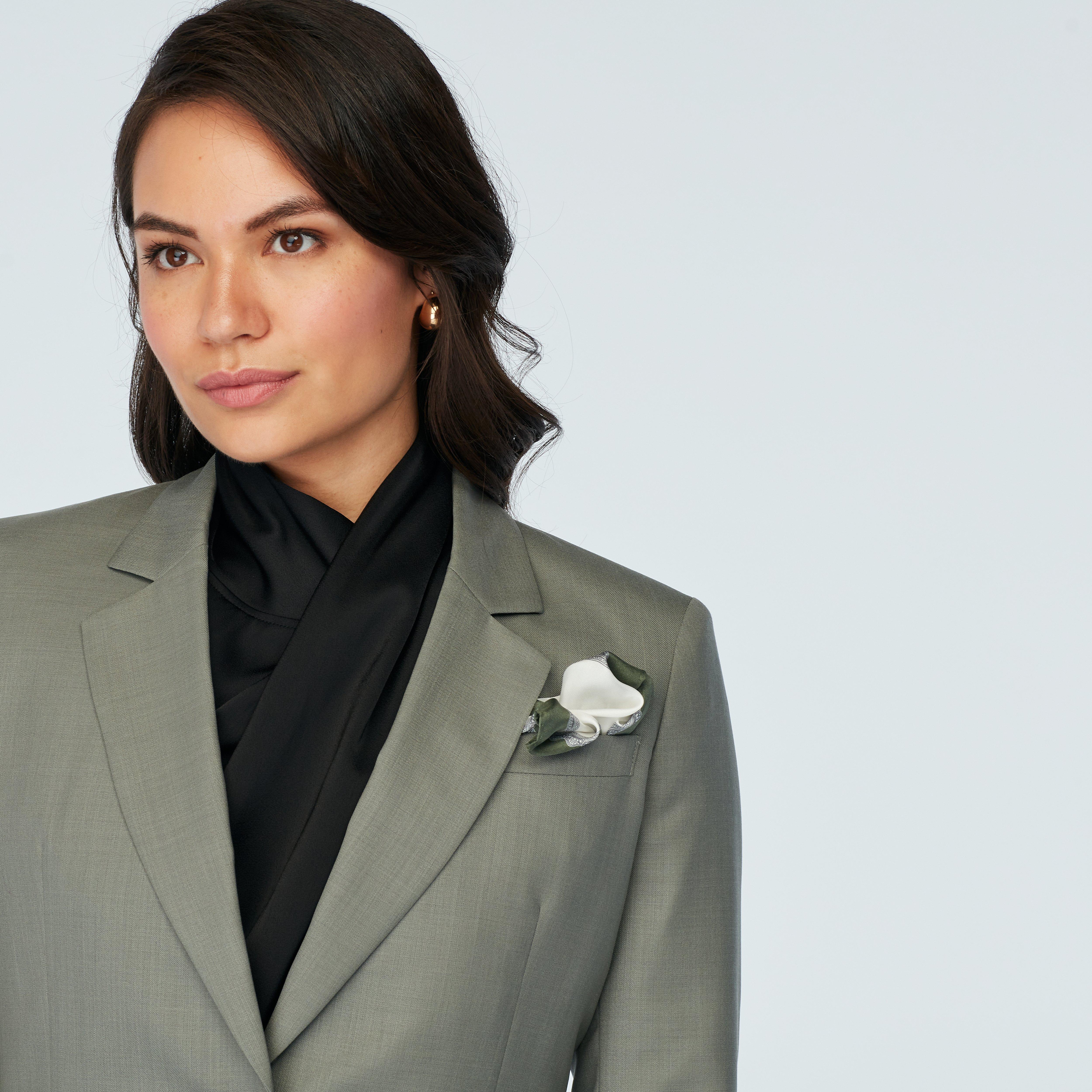 Product thumbnail 6 Green suit women - Odell Solid Design from Spring / Summer Indochino Collection