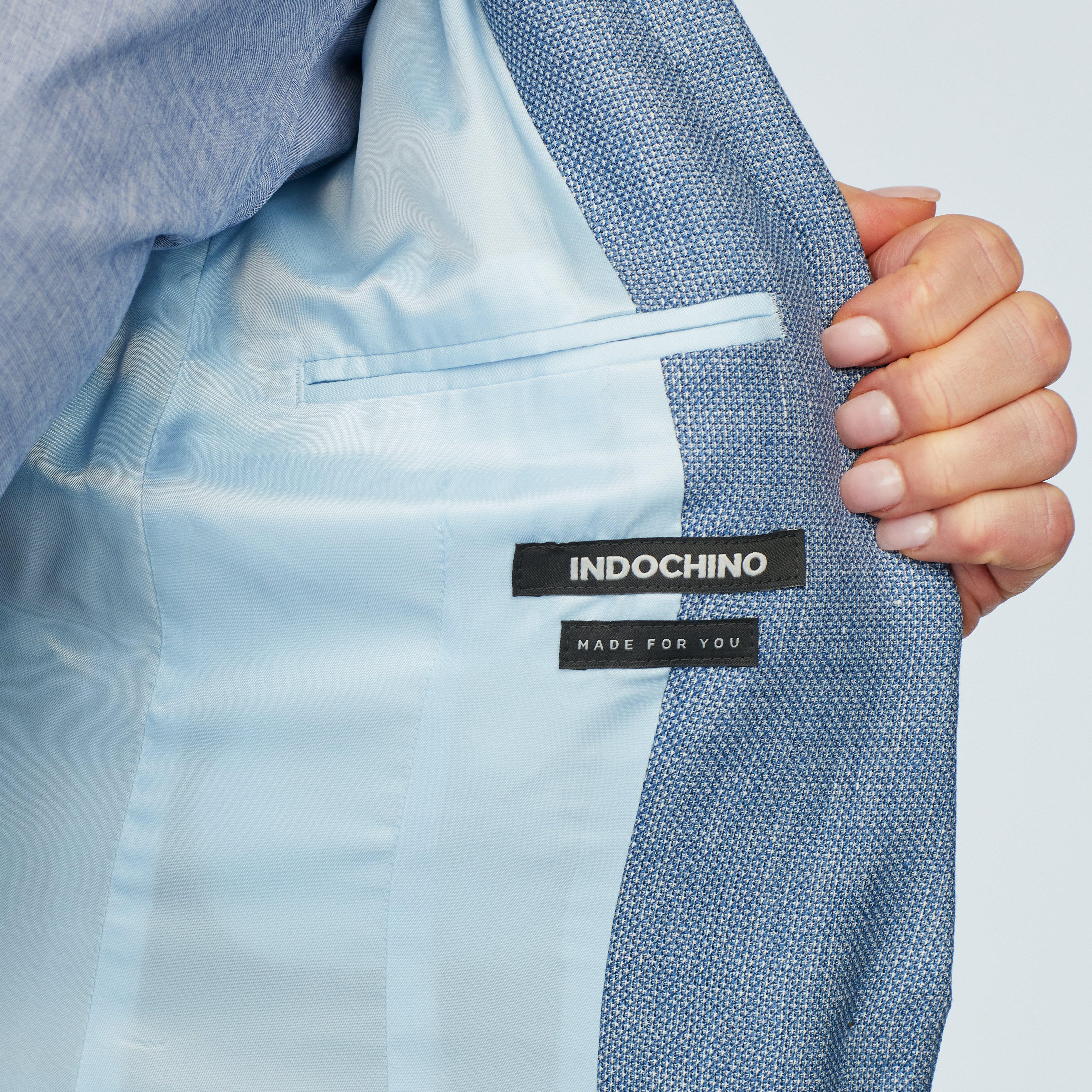 Product thumbnail 3 Blue blazer women - Outwell Pattern Design from Spring / Summer Indochino Collection