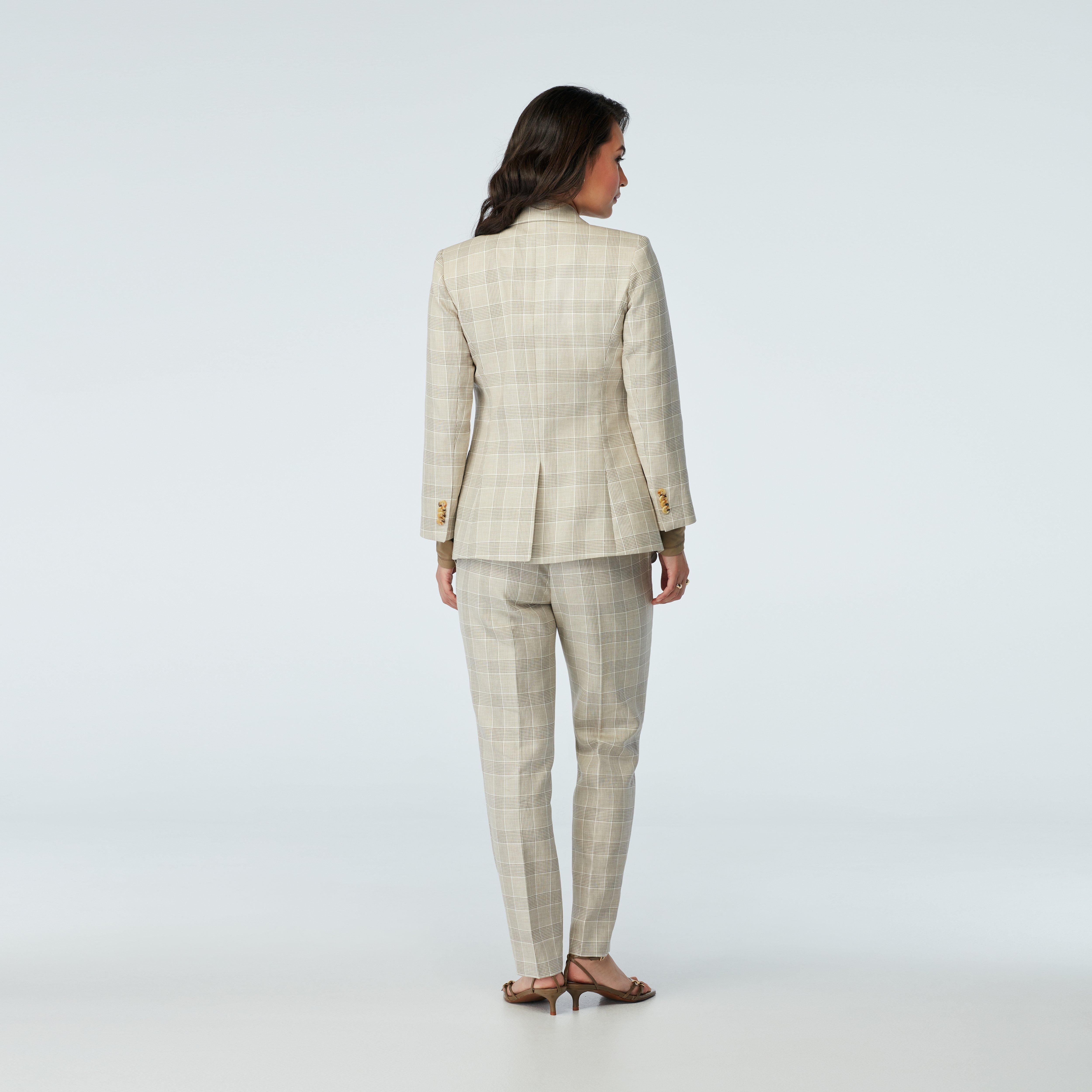 Product thumbnail 2 Sand blazer women - Outwell Plaid Design from Spring / Summer Indochino Collection