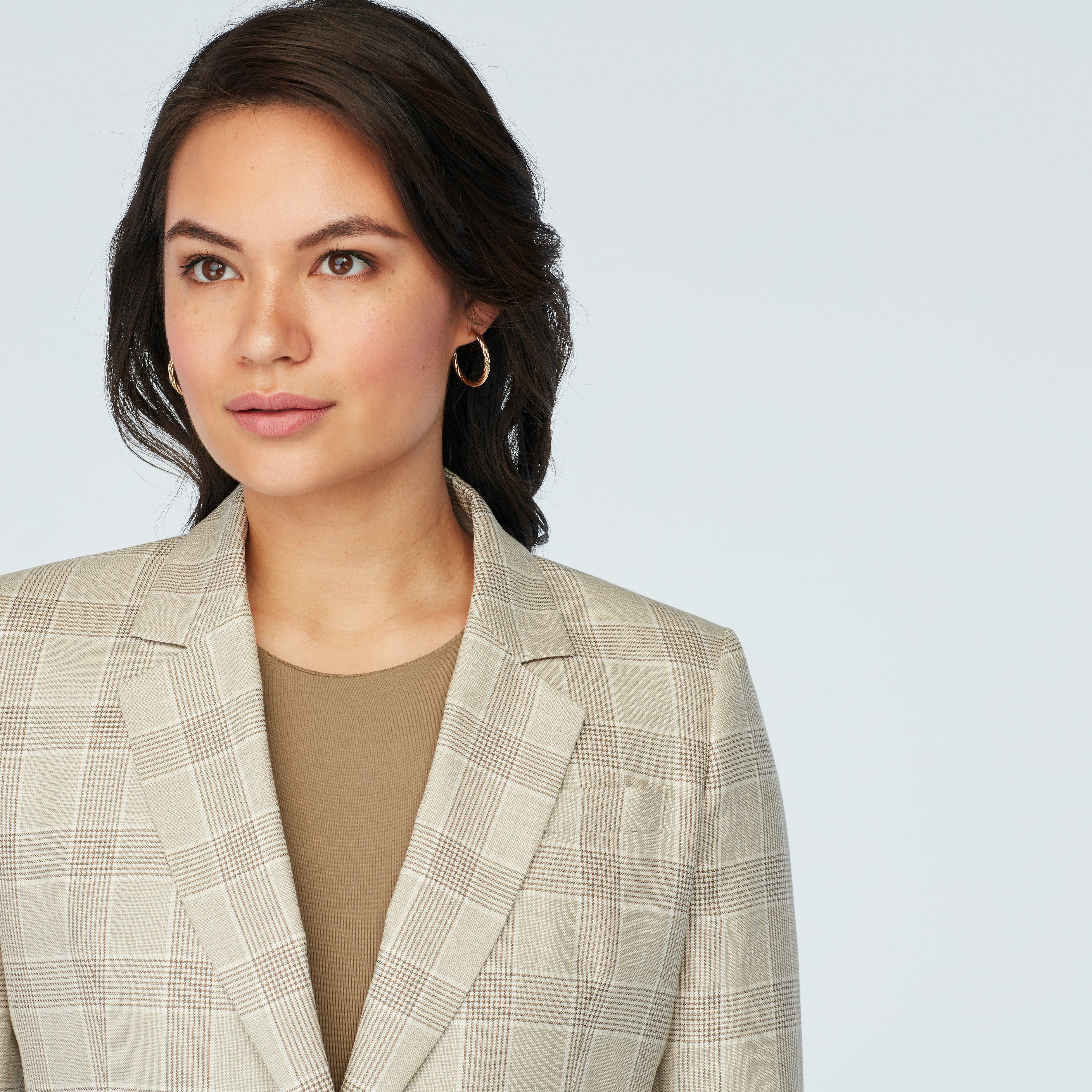 Product thumbnail 4 Sand blazer women - Outwell Plaid Design from Spring / Summer Indochino Collection