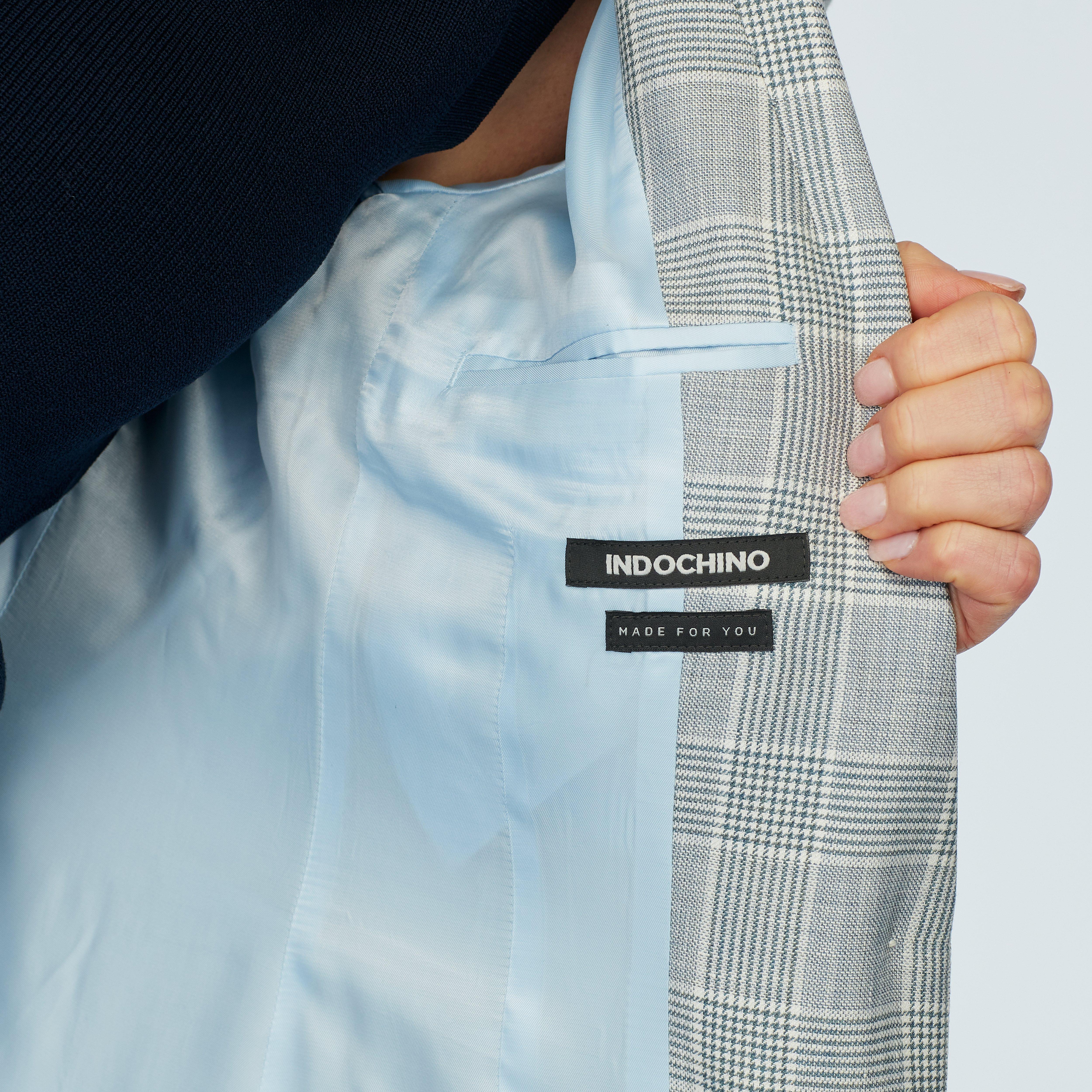 Product thumbnail 5 Blue suit women - Outwell Plaid Design from Spring / Summer Indochino Collection