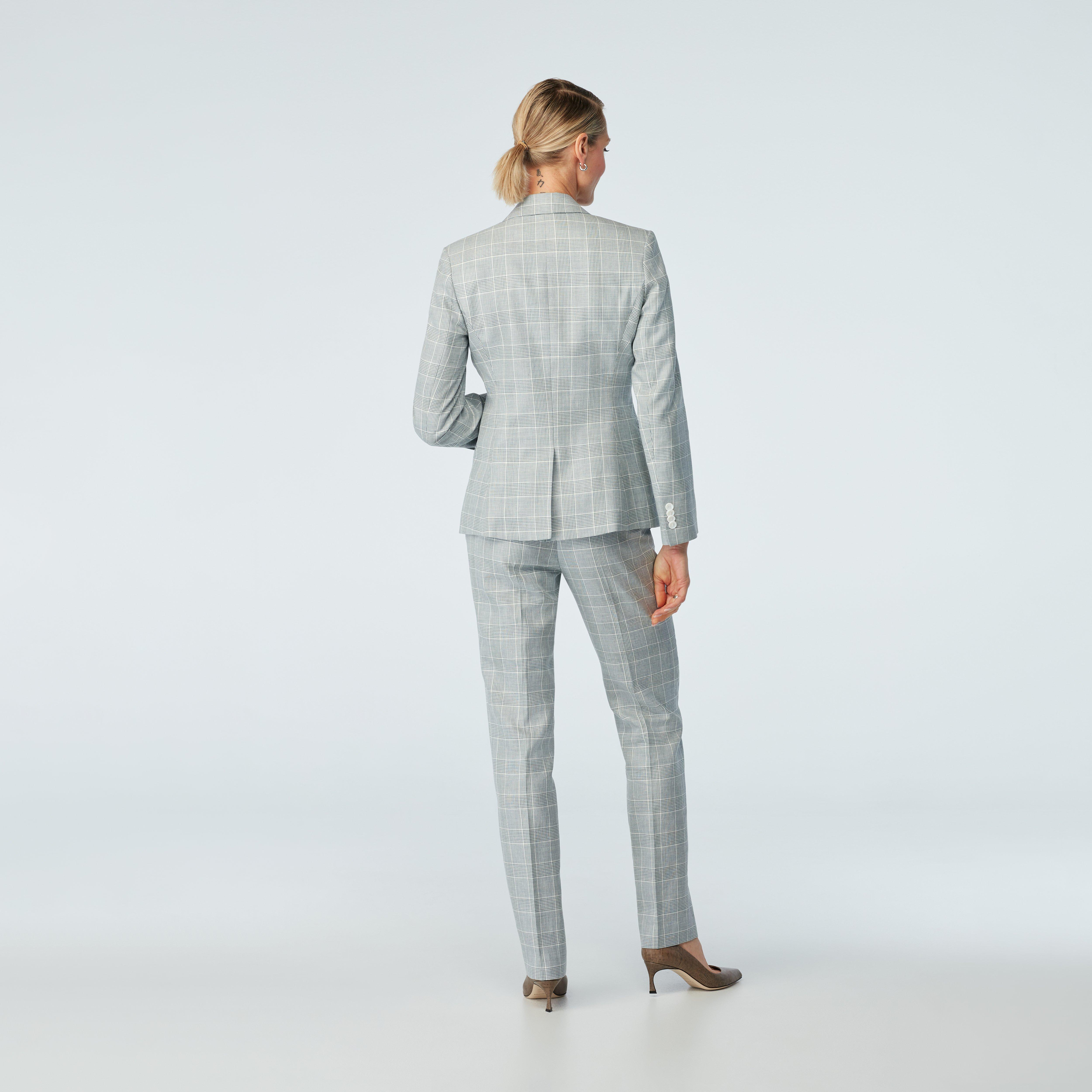 Product thumbnail 2 Blue blazer women - Outwell Plaid Design from Spring / Summer Indochino Collection