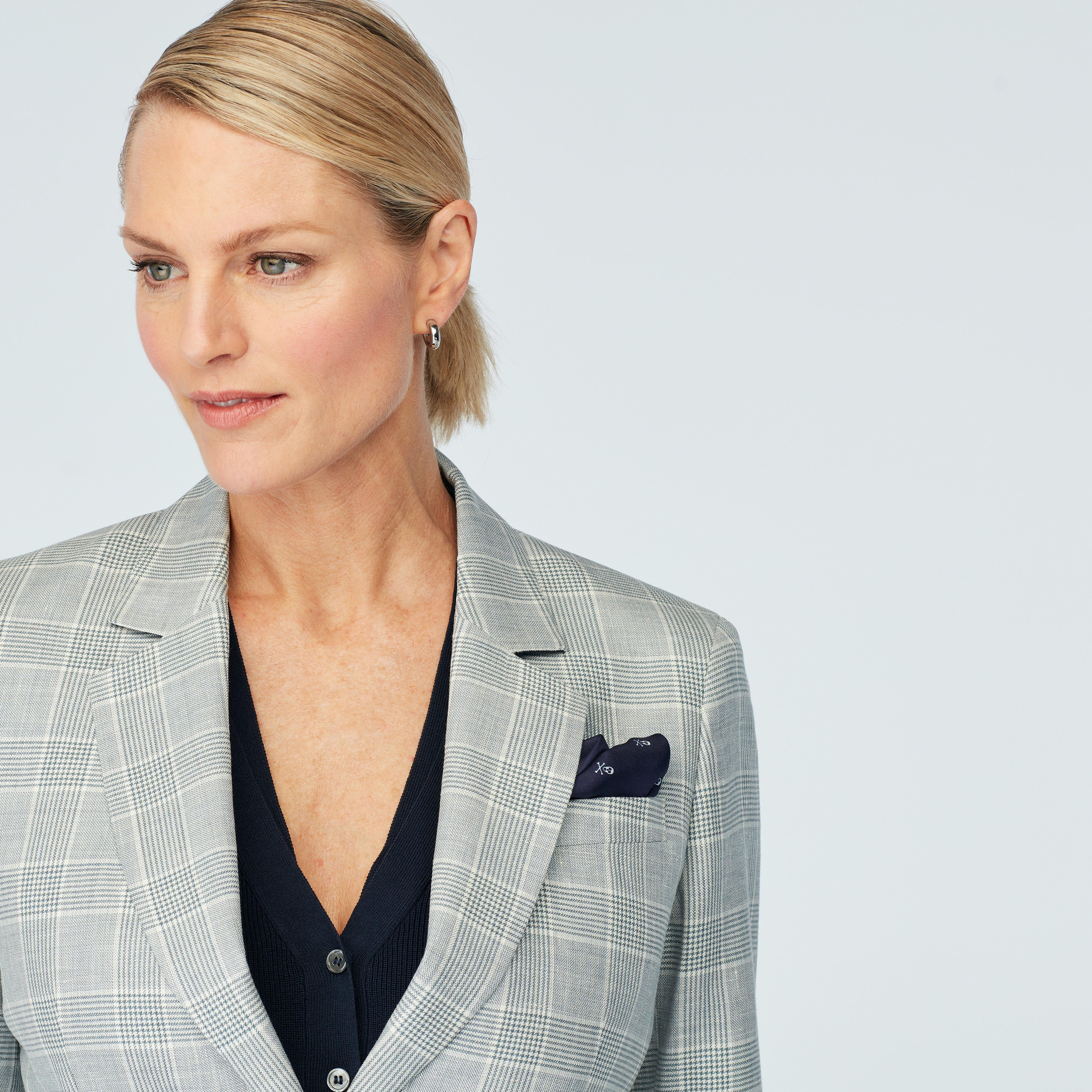 Product thumbnail 4 Blue blazer women - Outwell Plaid Design from Spring / Summer Indochino Collection