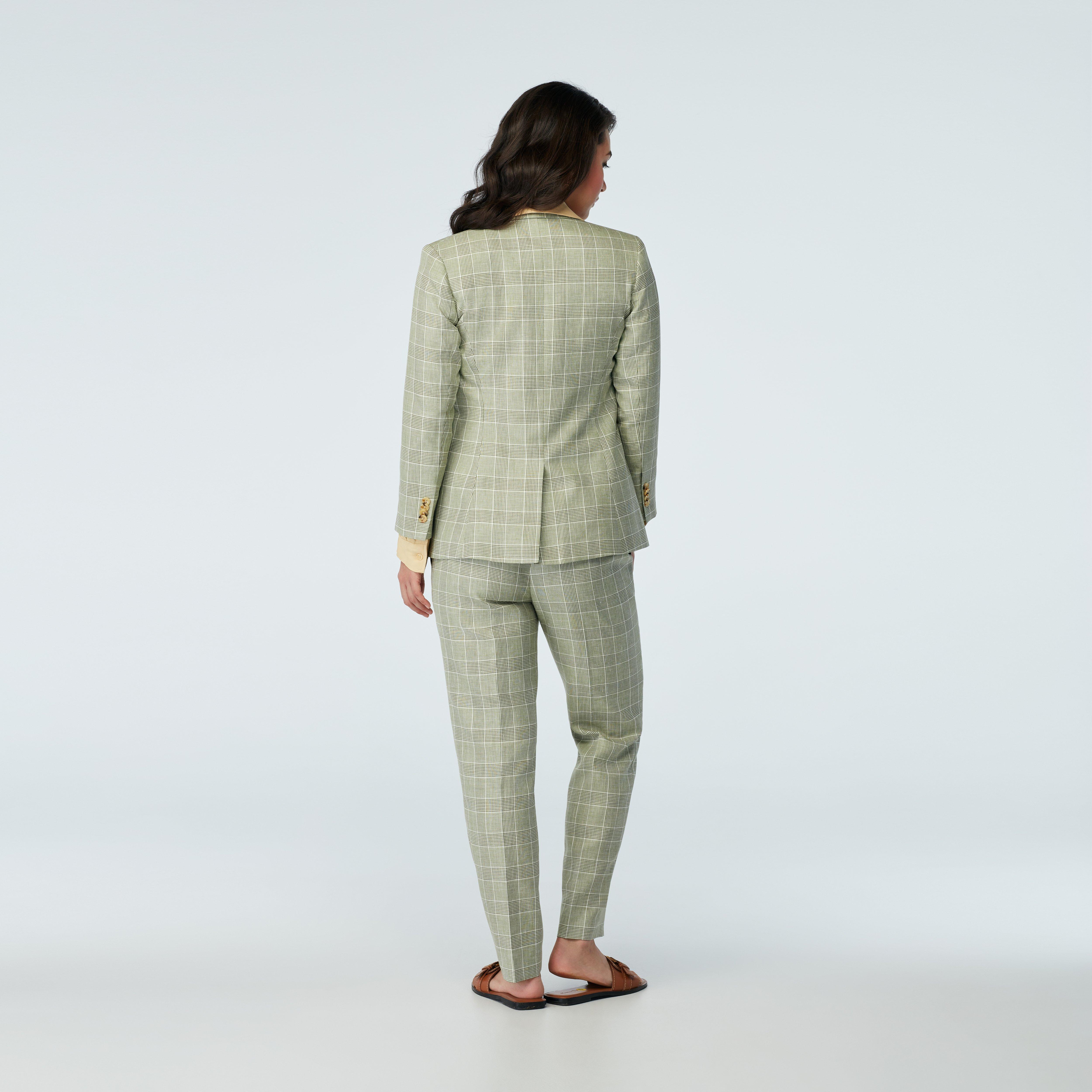 Product thumbnail 2 Green blazer women - Outwell Plaid Design from Spring / Summer Indochino Collection