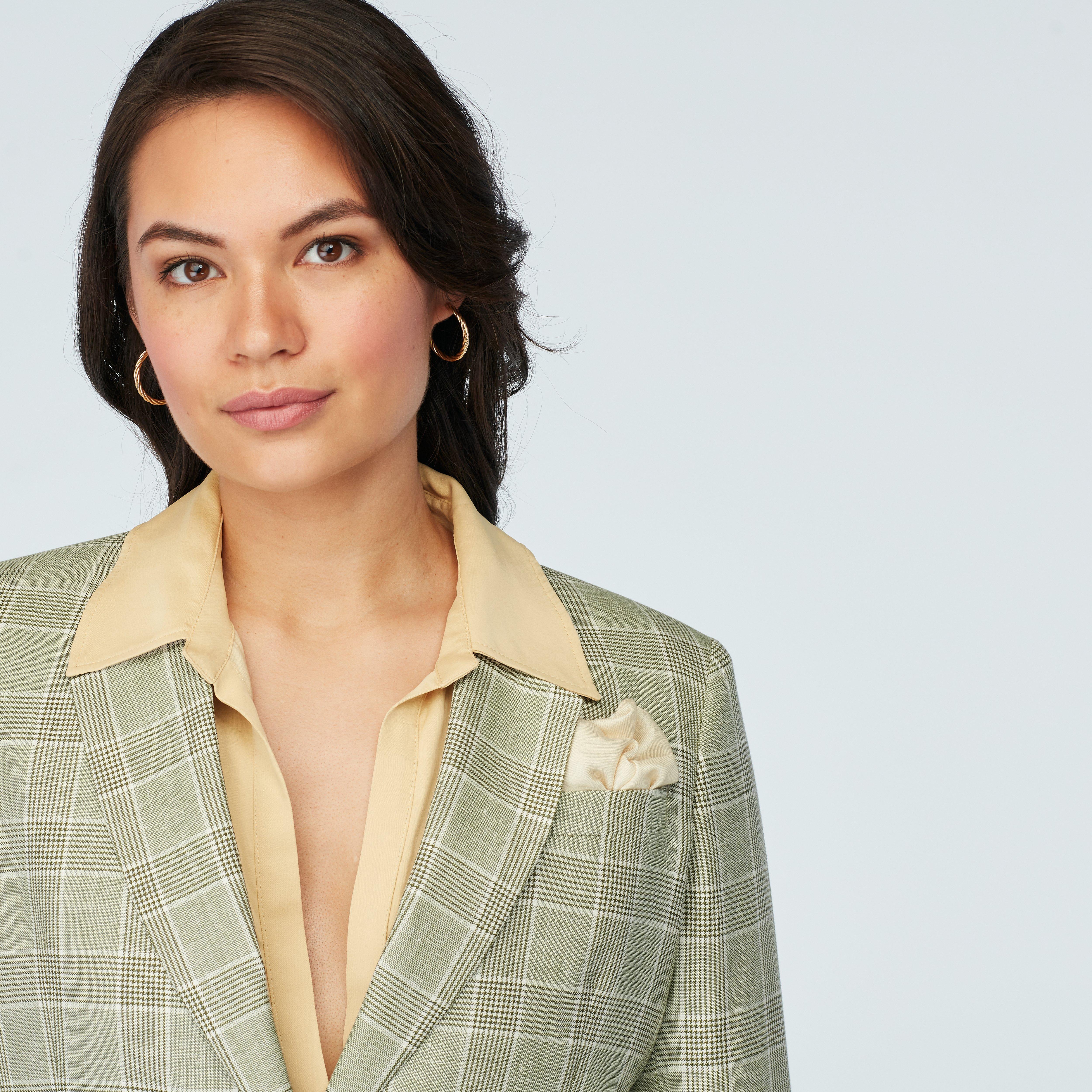 Product thumbnail 4 Green blazer women - Outwell Plaid Design from Spring / Summer Indochino Collection