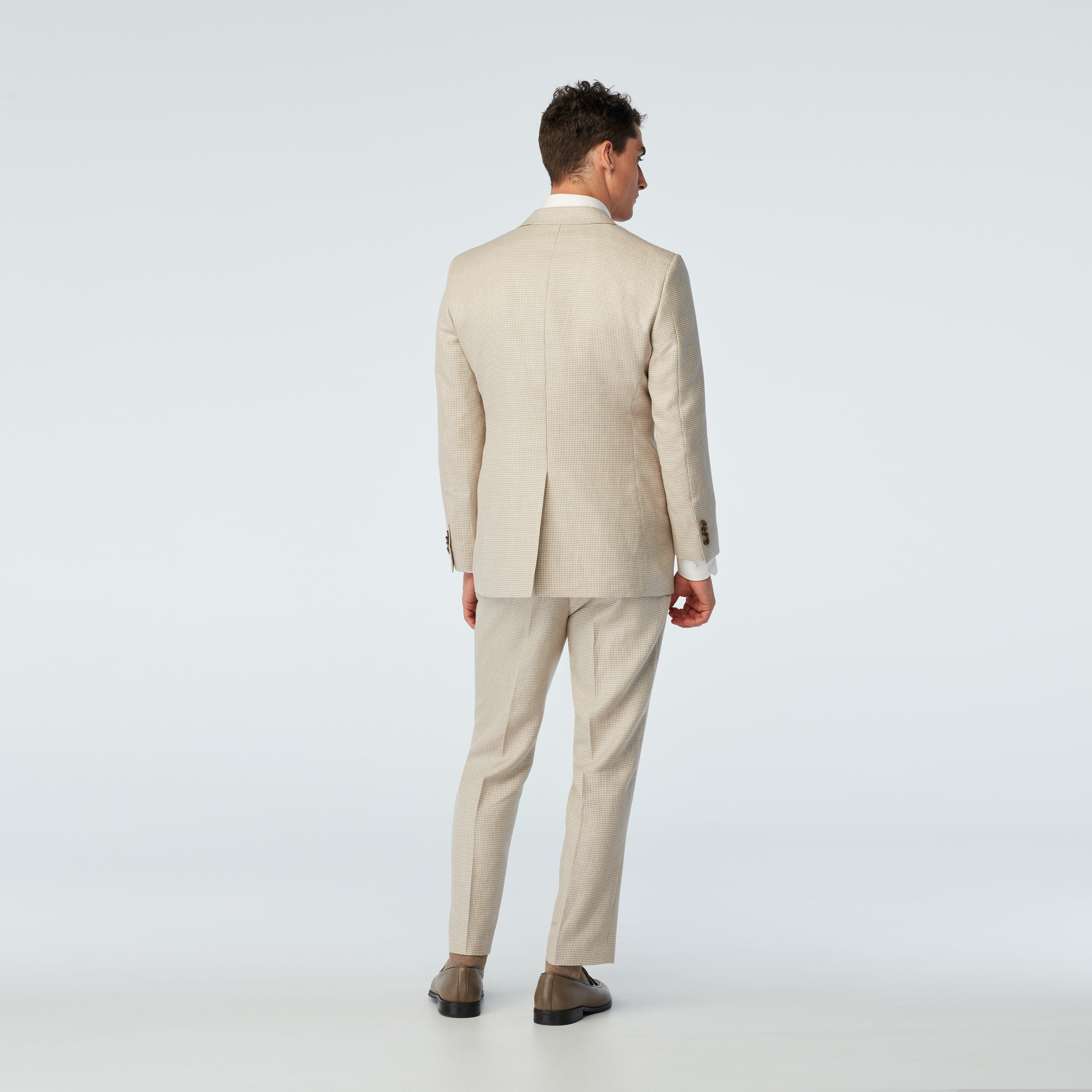 Product thumbnail 2 Sand suit - Ockbrook Houndstooth Design from Spring / Summer Indochino Collection
