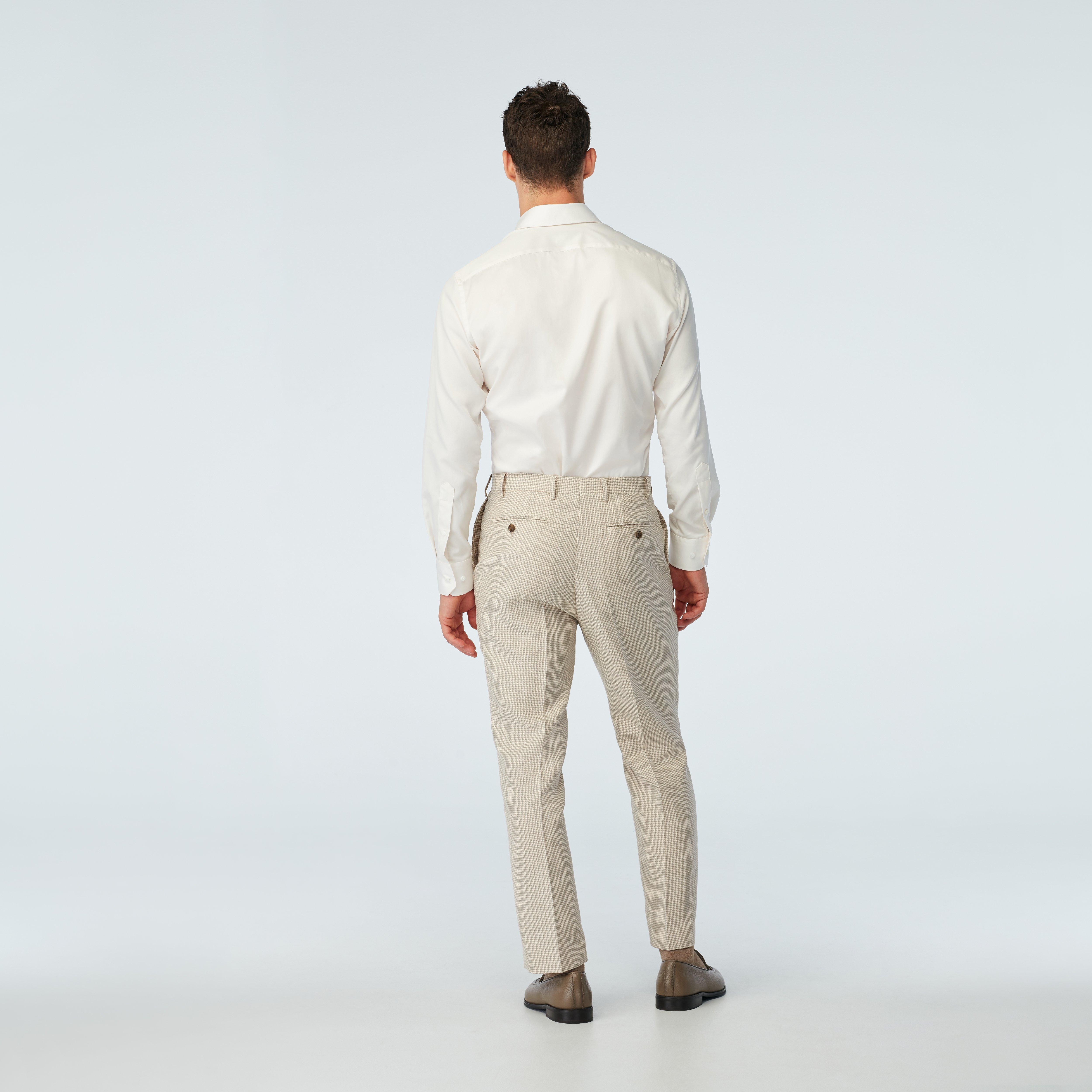 Product thumbnail 4 Sand suit - Ockbrook Houndstooth Design from Spring / Summer Indochino Collection