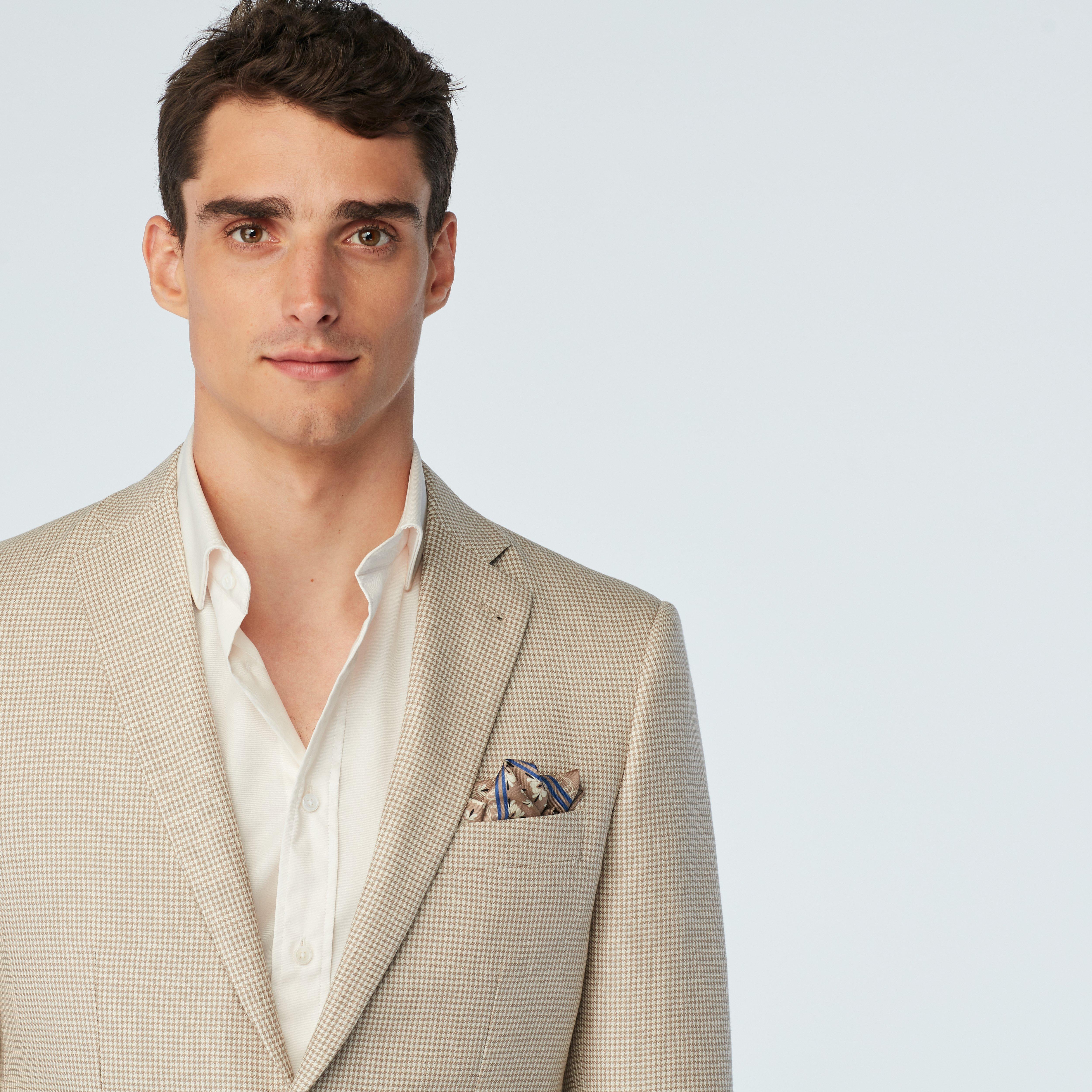 Product thumbnail 4 Sand blazer - Ockbrook Houndstooth Design from Spring / Summer Indochino Collection