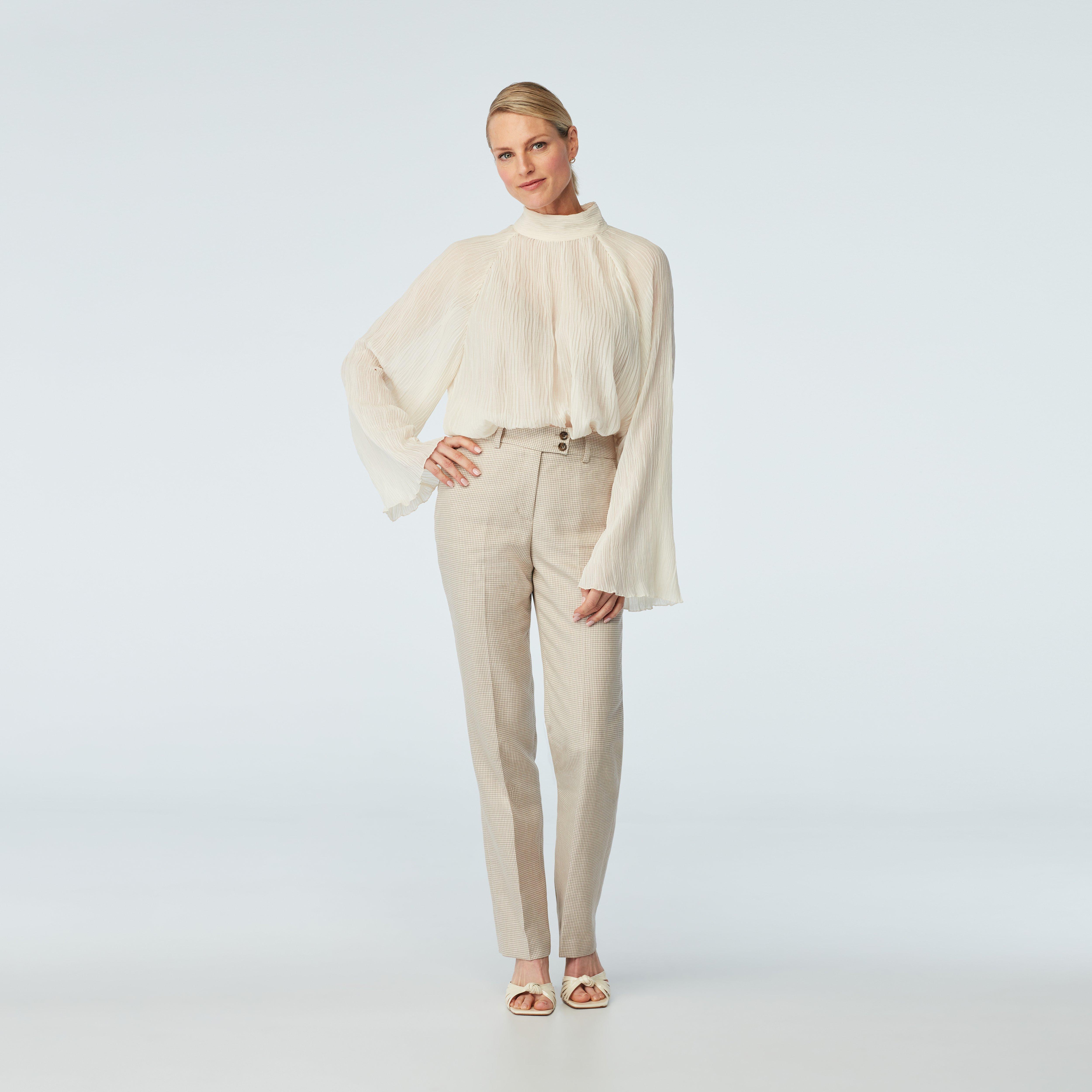Sand pants women - Ockbrook Houndstooth Design from Luxury Indochino Collection