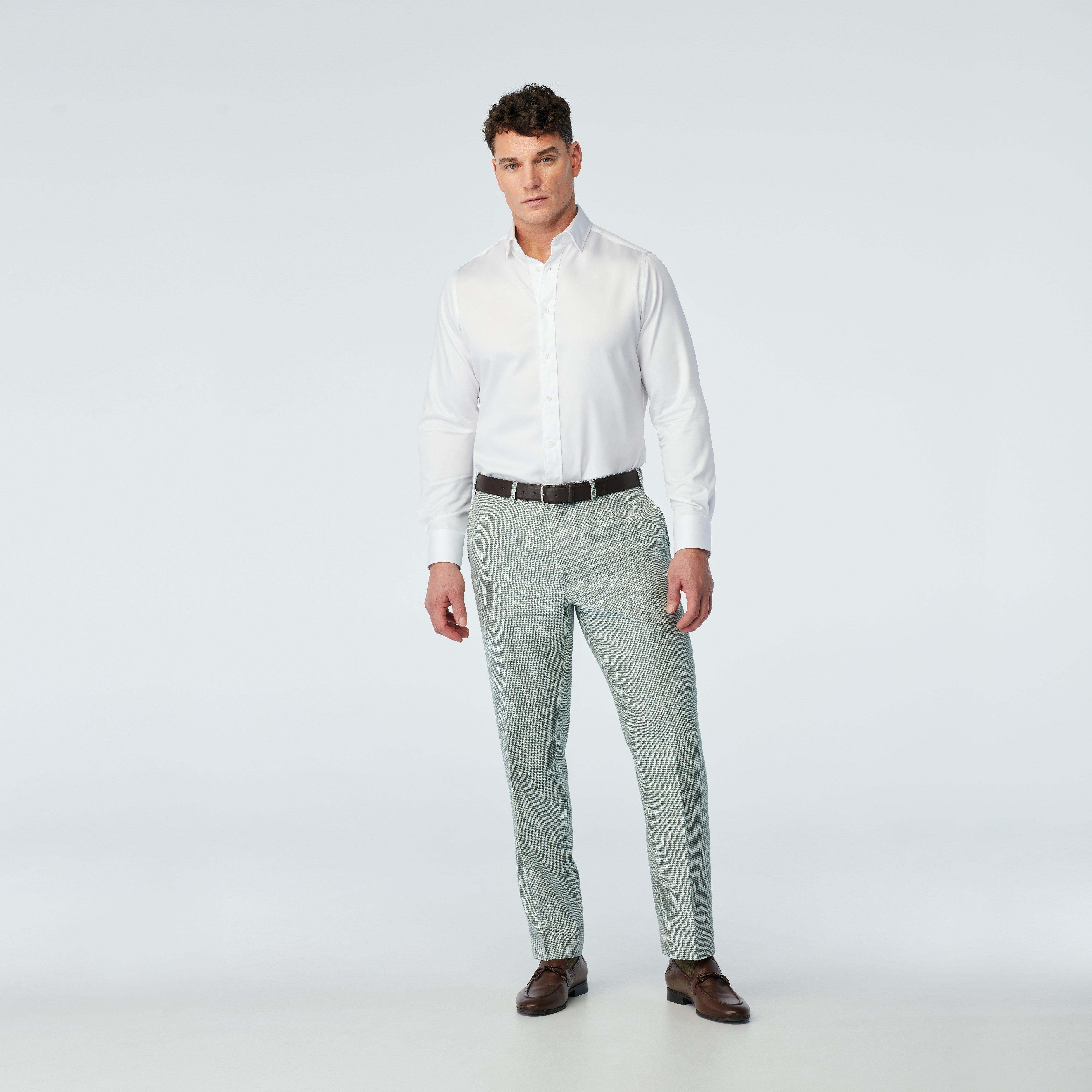 Product thumbnail 3 Teal suit - Ockbrook Houndstooth Design from Spring / Summer Indochino Collection