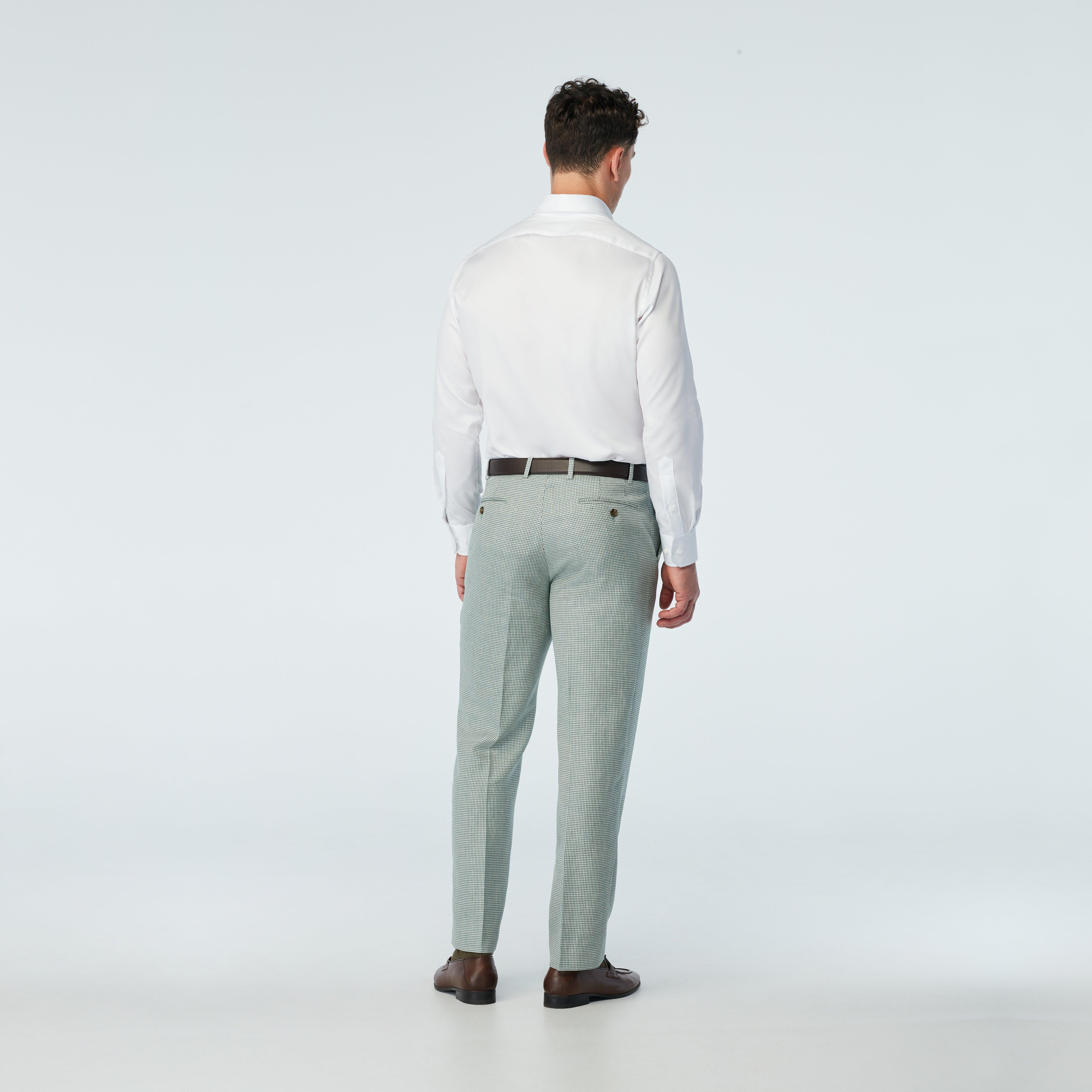 Product thumbnail 4 Teal suit - Ockbrook Houndstooth Design from Spring / Summer Indochino Collection