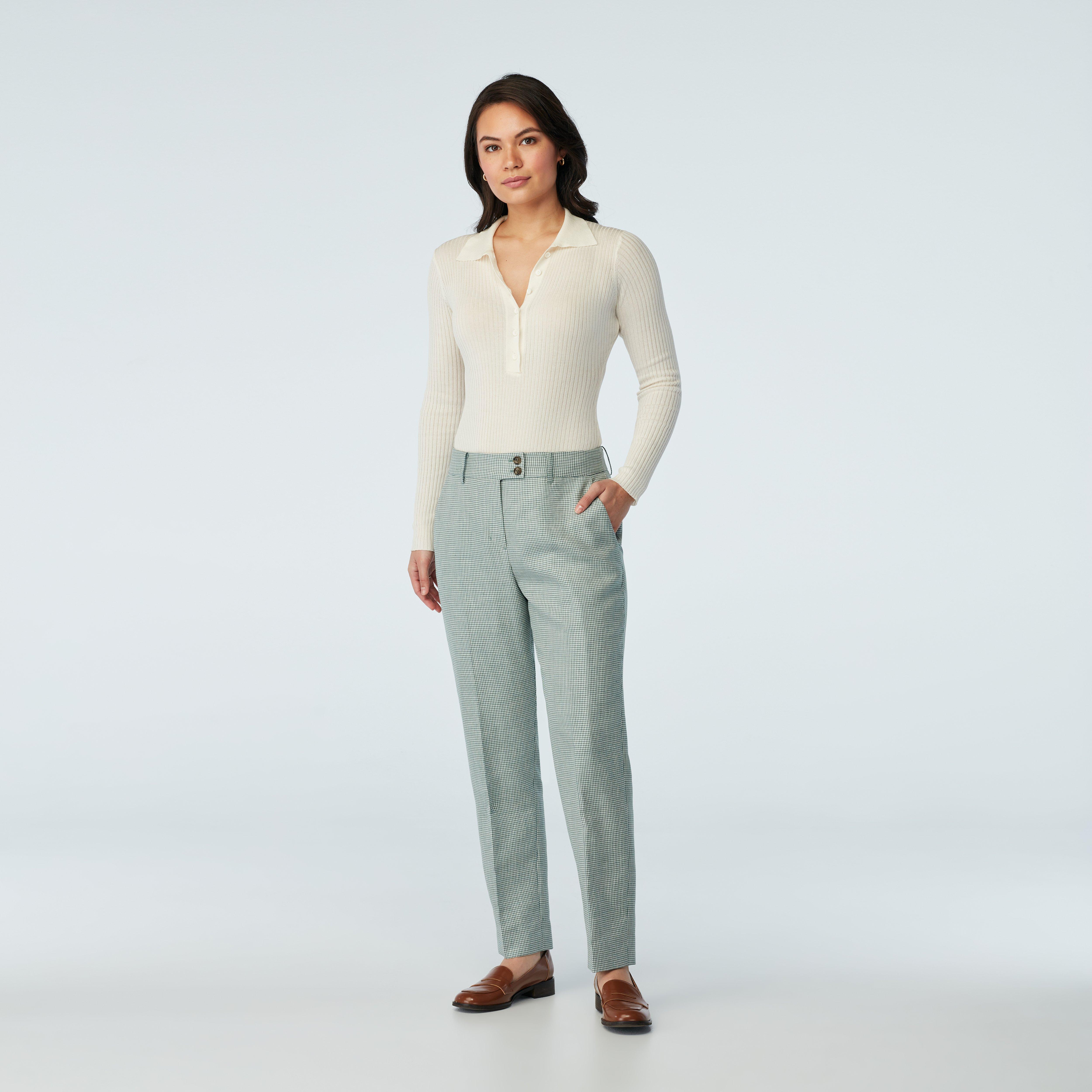 Product thumbnail 3 Teal suit women - Ockbrook Houndstooth Design from Spring / Summer Indochino Collection