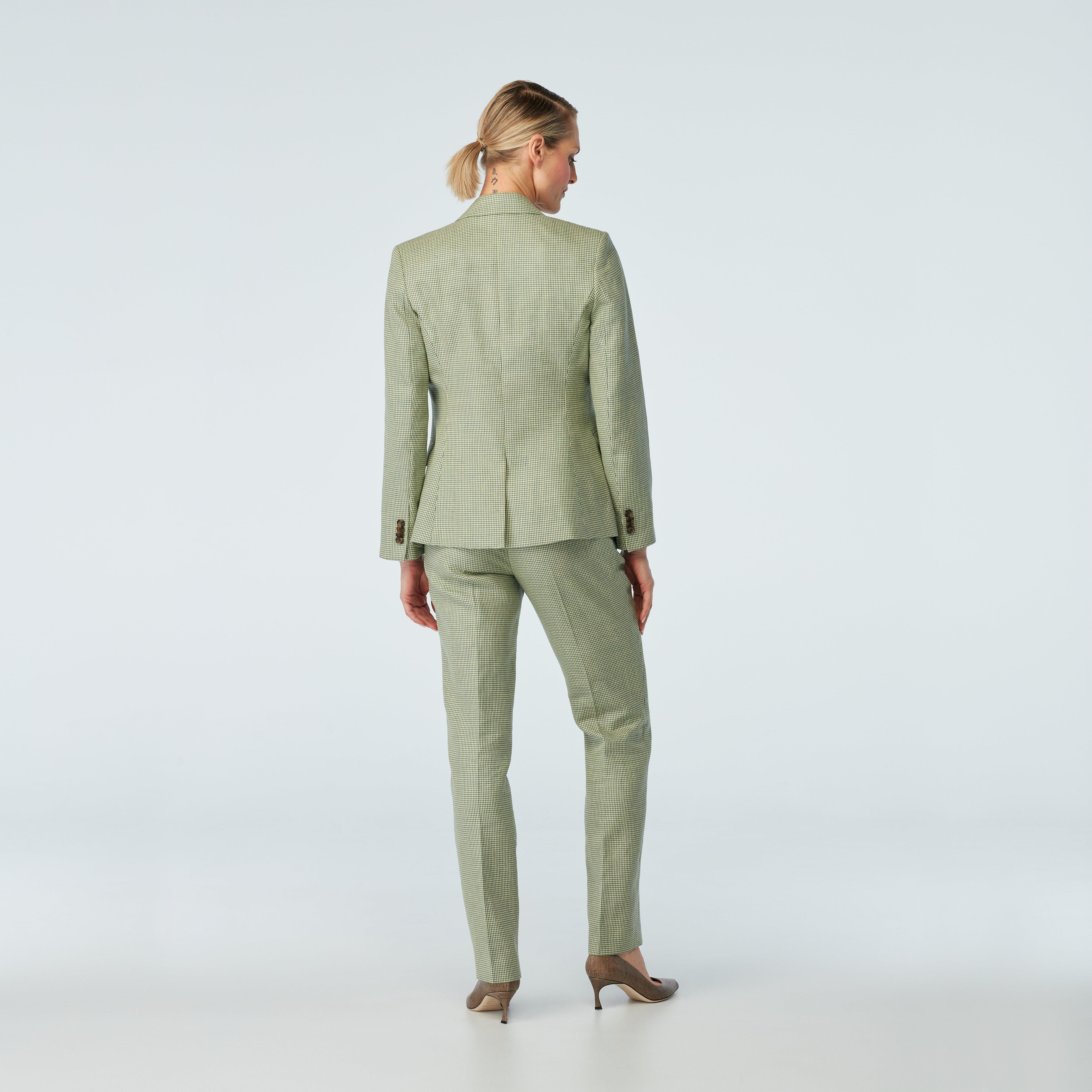 Product thumbnail 2 Green blazer women - Ockbrook Houndstooth Design from Spring / Summer Indochino Collection