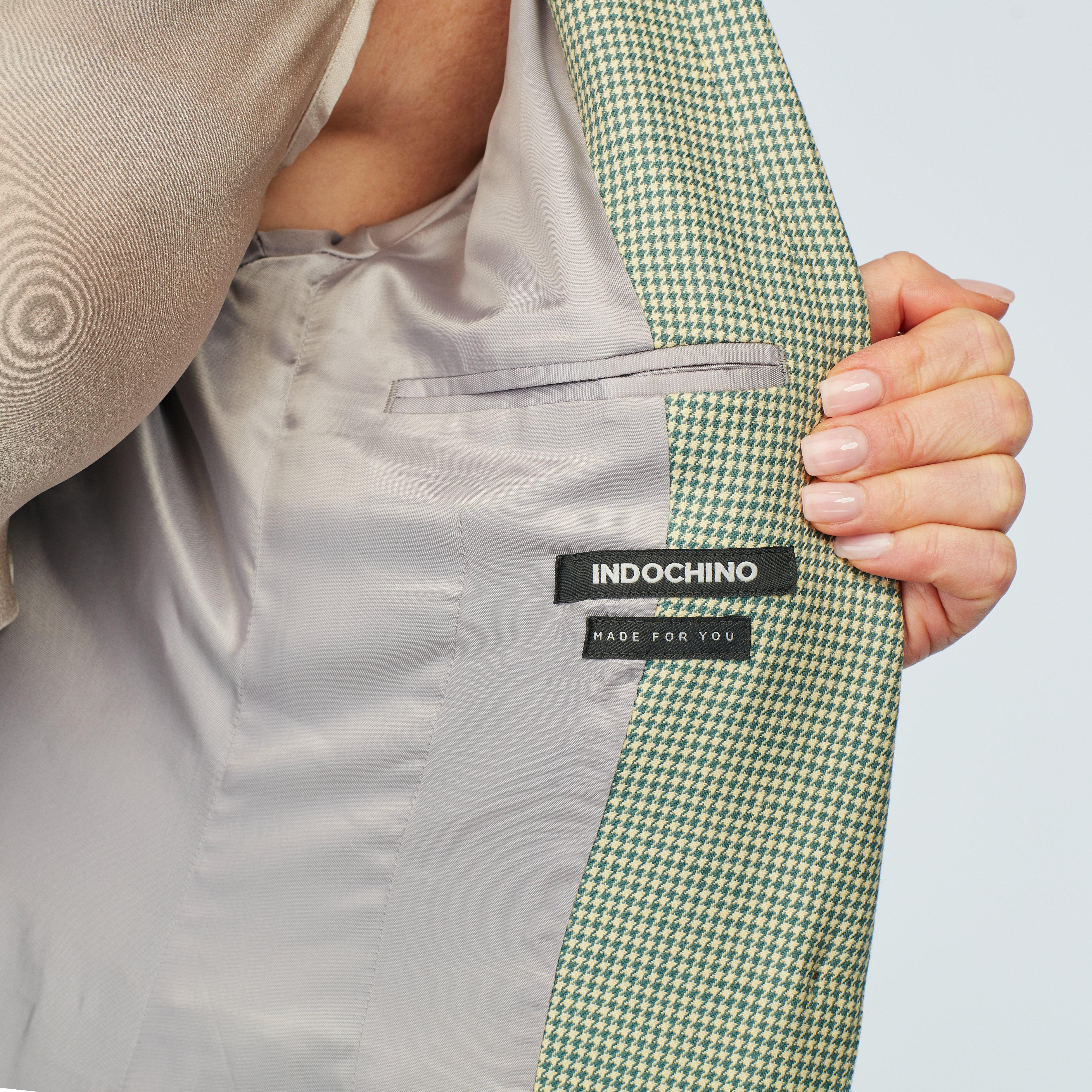 Product thumbnail 3 Green blazer women - Ockbrook Houndstooth Design from Spring / Summer Indochino Collection