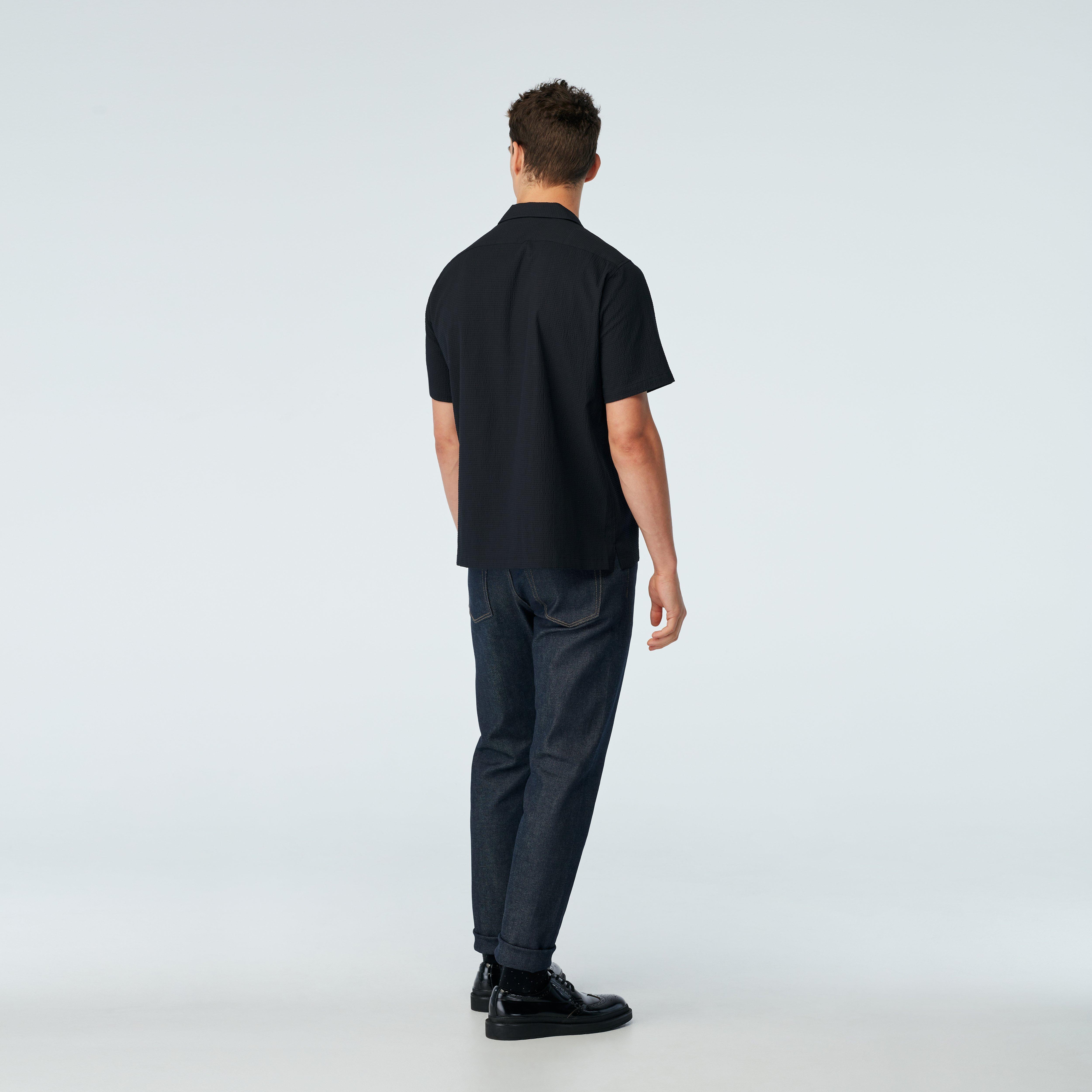 Product thumbnail 2 Black campshirt - Oakington Solid Design from Spring / Summer Indochino Collection